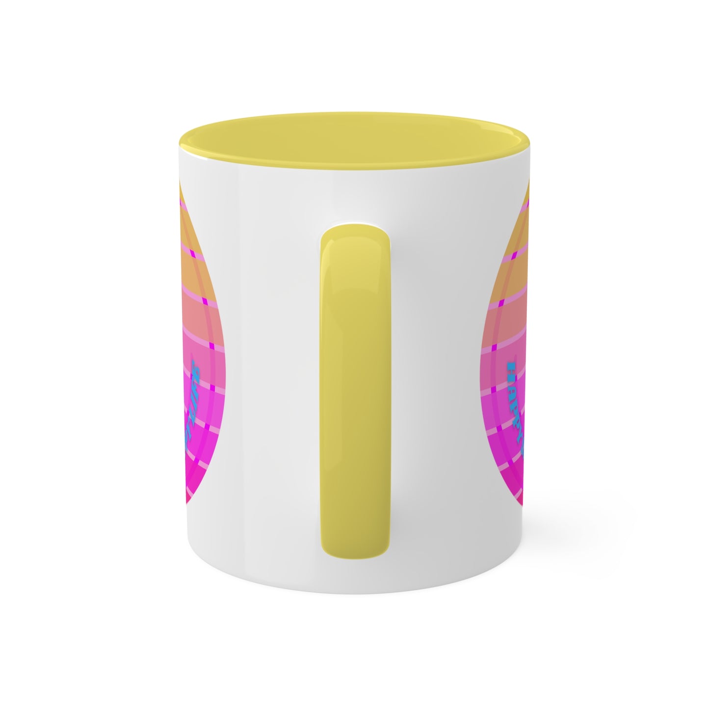 Retro Happy Spirit Happy Life Aesthetic Mug, Smile Face Mug, Trendy Coffee Mug, Tumblr Mug, Aesthetic Happy Life Gift, Aesthetic Mug