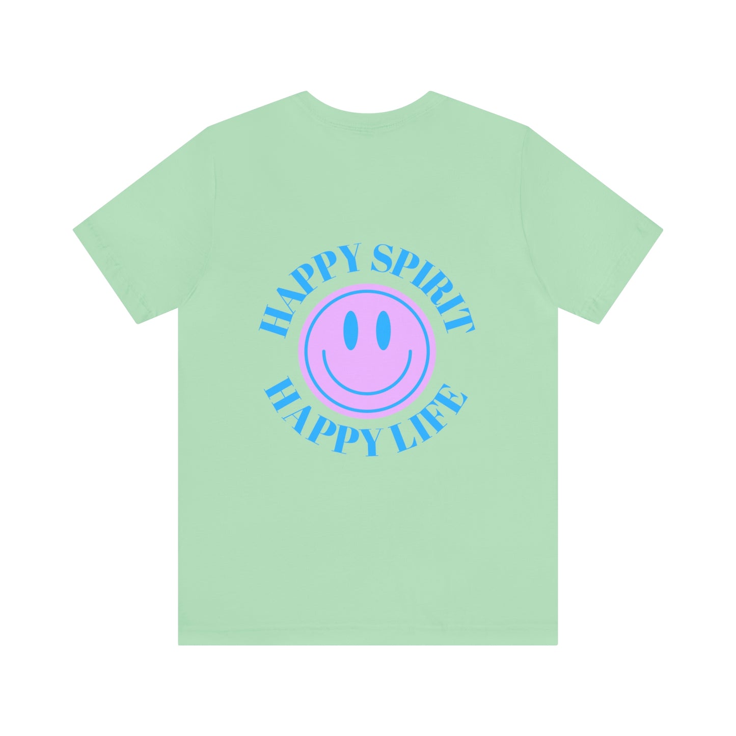 T shirt Happy Life Happy Life- Aesthetic t shirt, graphic tee, Tumblr tshirt, Trendy Oversized, Vsco girl, Happy Mind Happy Spirit