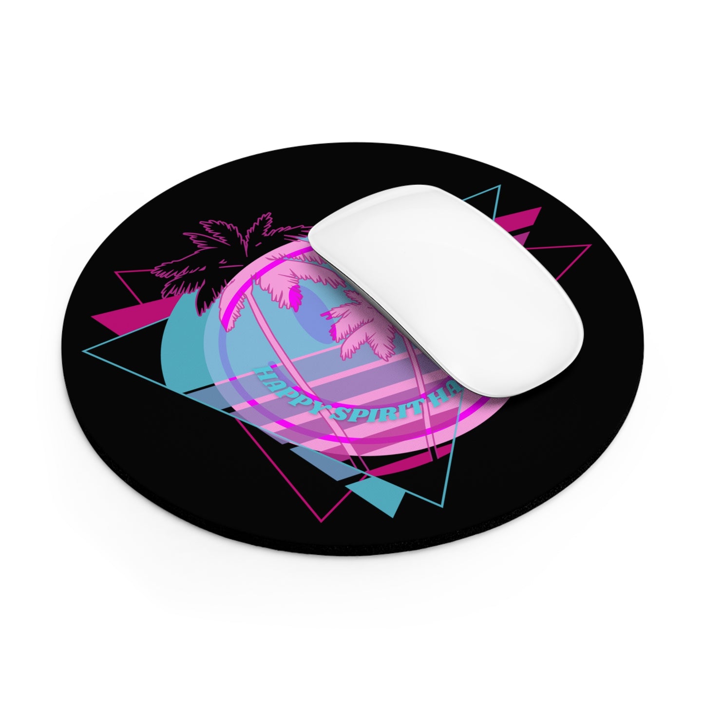 Aesthetic Mouse Pad, Happy Spirit Happy Life Aesthetic Mouse Pad, Smile Face Mouse Pad Trendy Mouse Pad, Aesthetic Smile Computer Accessory