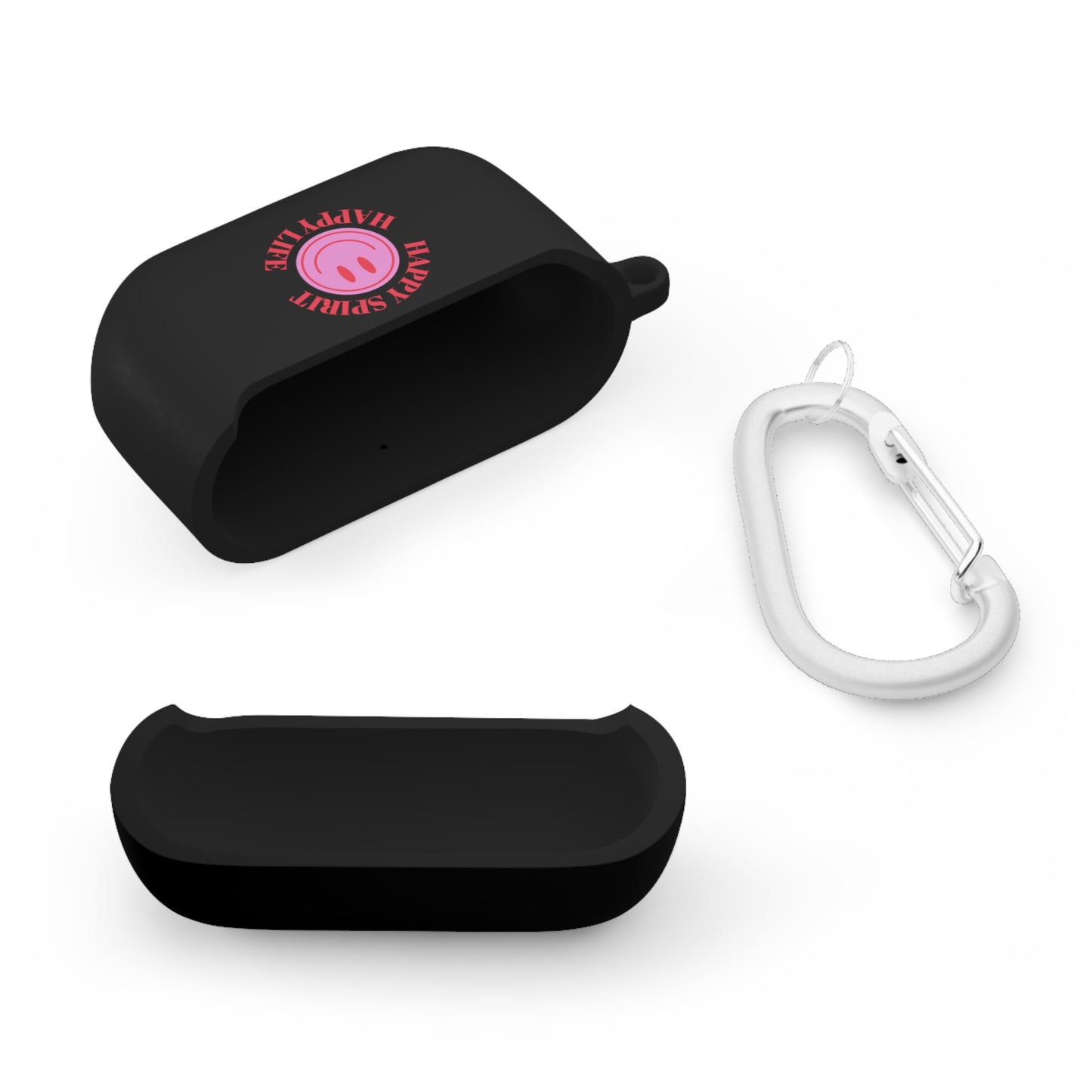 Happy Spirit Happy Life AirPods and AirPods Pro Case Cover, AirPods and AirPods Pro Case Cover, VSCO girl, Smiley Happy Life Protector Case
