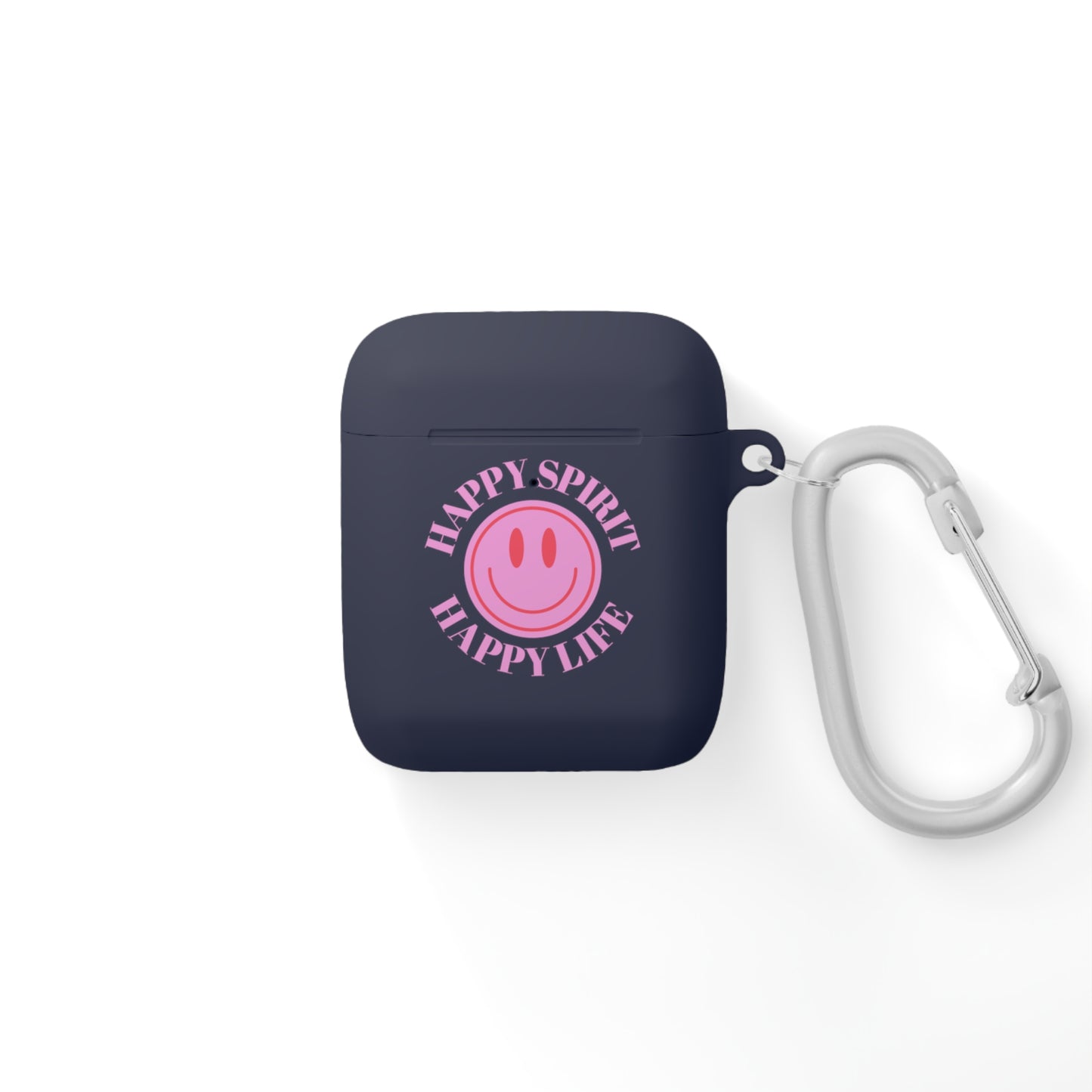 Happy Spirit Happy Life AirPods and AirPods Pro Case Cover, AirPods and AirPods Pro Case Cover, VSCO girl, Smiley Happy Life Protector Case