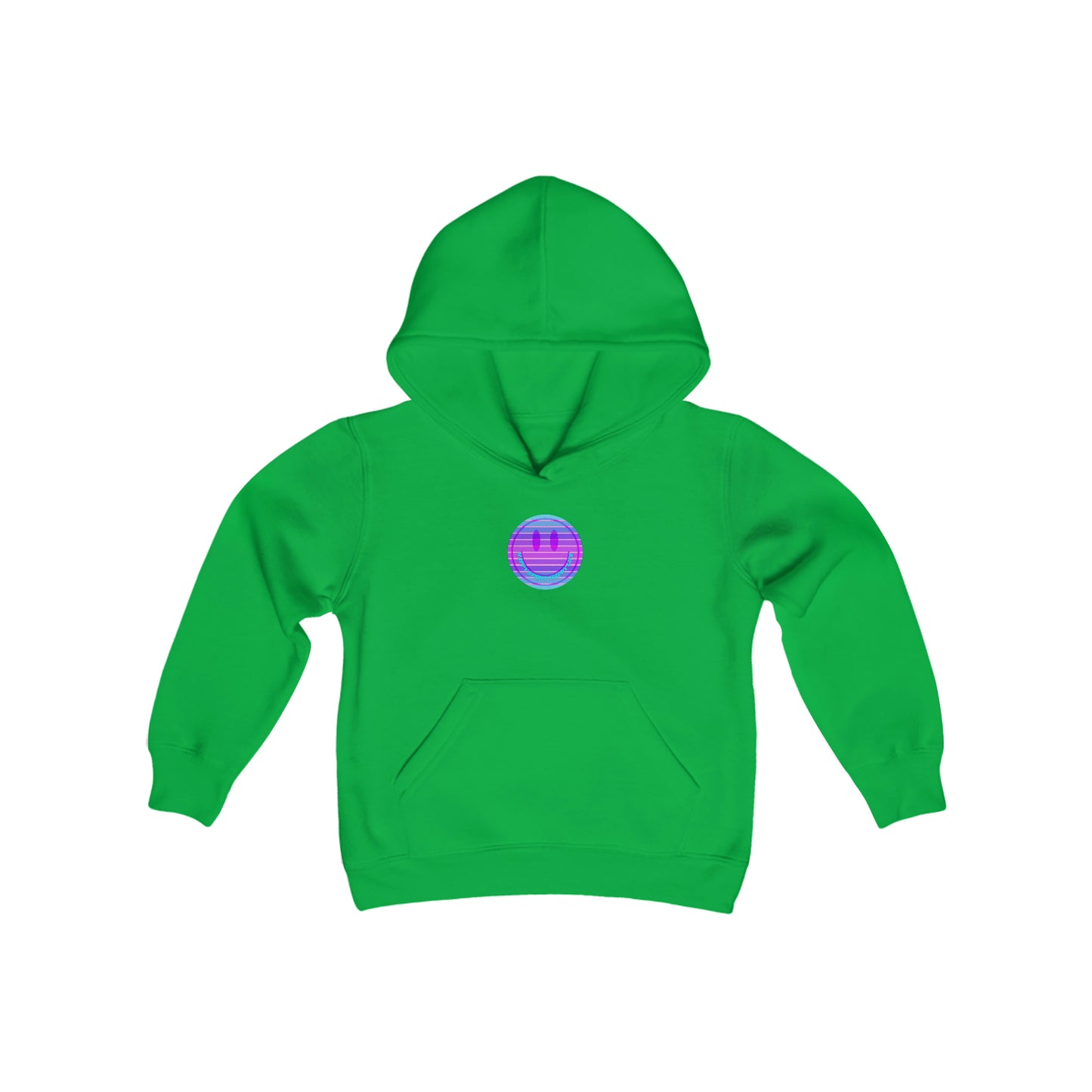 Happy Spirit Happy Life Youth Hoodie, Happy Mind Hoodie, Mental Health Hoodie, Smile Face Hoodie, Y2K Hoodie, Youth Hooded Sweatshirt