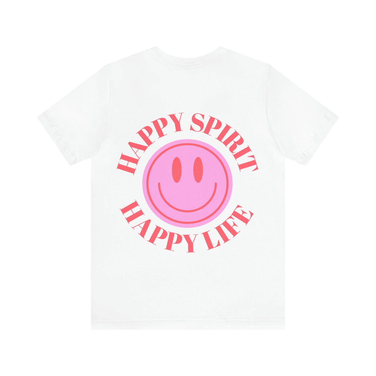 T shirt Happy Life Happy Life- Aesthetic t shirt, graphic tee, Tumblr tshirt, Trendy Oversized, Vsco girl, Happy Mind Happy Spirit