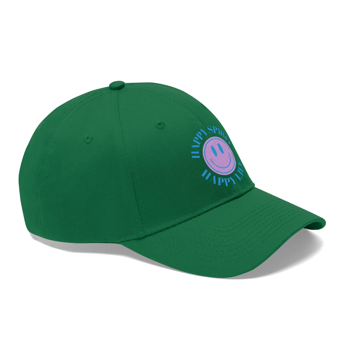 Happy Spirit Happy Life Embroidered Hat