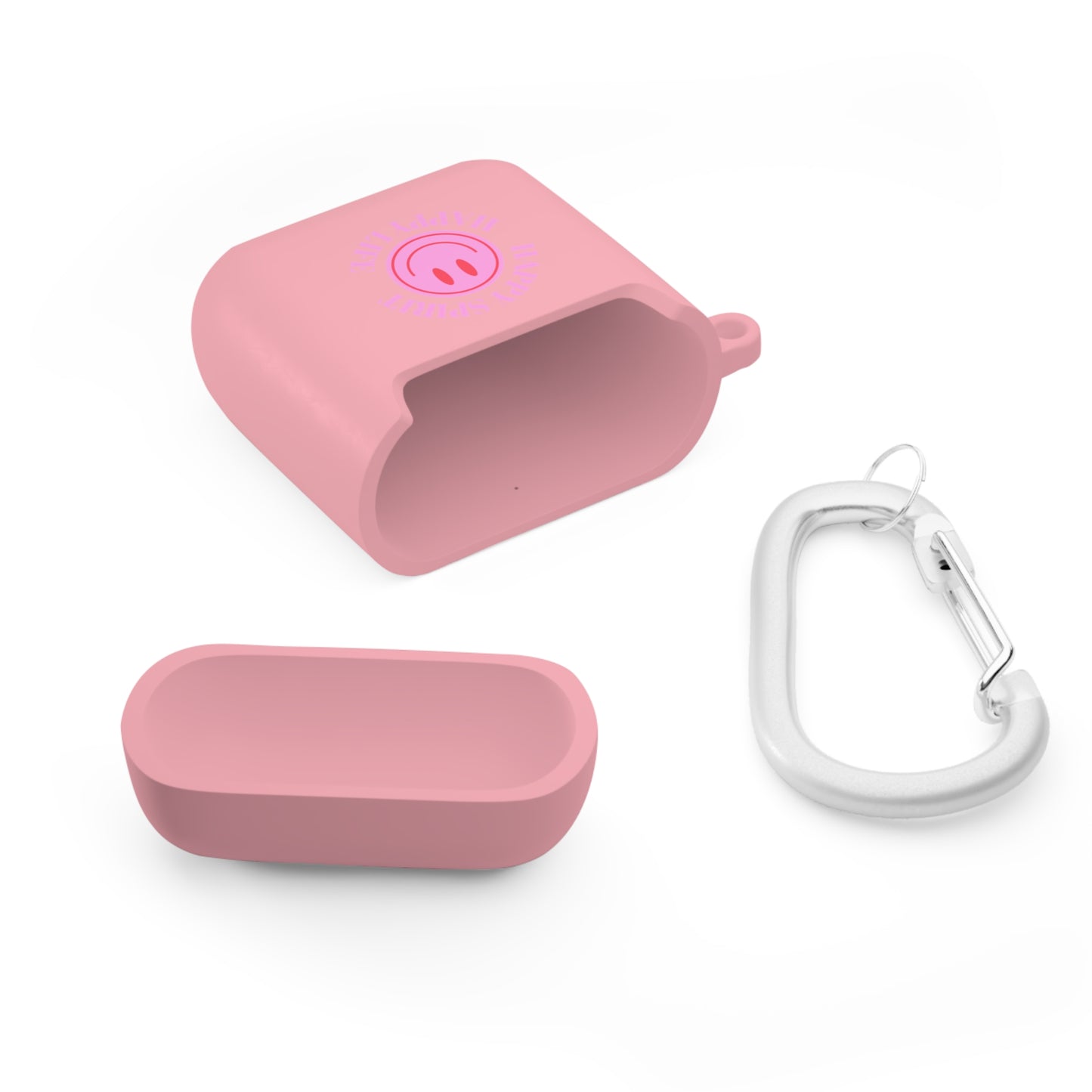 Happy Spirit Happy Life AirPods and AirPods Pro Case Cover, AirPods and AirPods Pro Case Cover, VSCO girl, Smiley Happy Life Protector Case