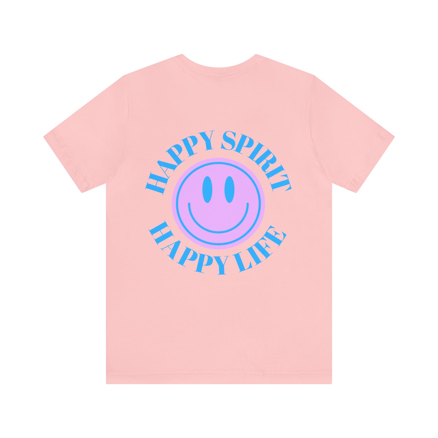 T shirt Happy Life Happy Life- Aesthetic t shirt, graphic tee, Tumblr tshirt, Trendy Oversized, Vsco girl, Happy Mind Happy Spirit