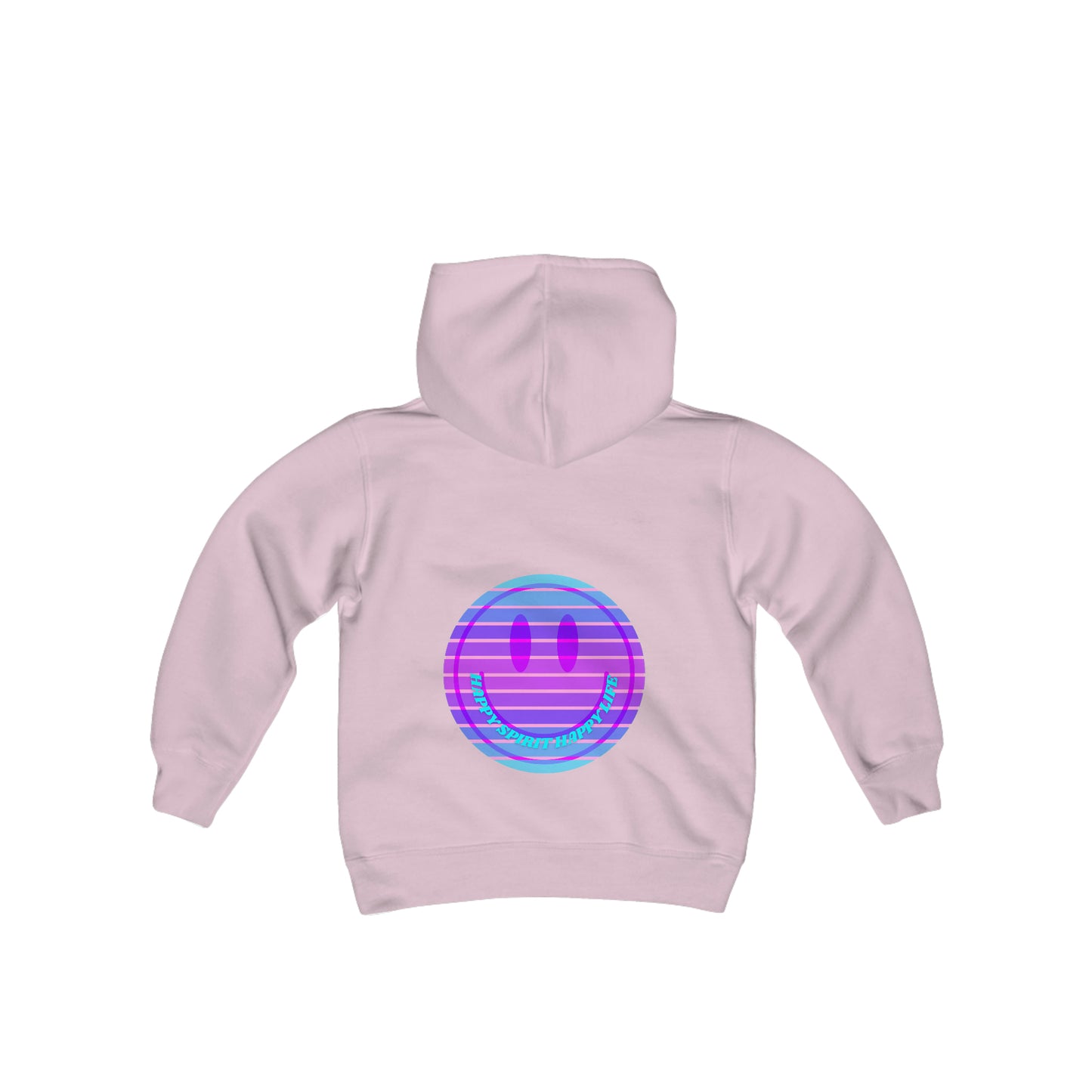 Happy Spirit Happy Life Youth Hoodie, Happy Mind Hoodie, Mental Health Hoodie, Smile Face Hoodie, Y2K Hoodie, Youth Hooded Sweatshirt