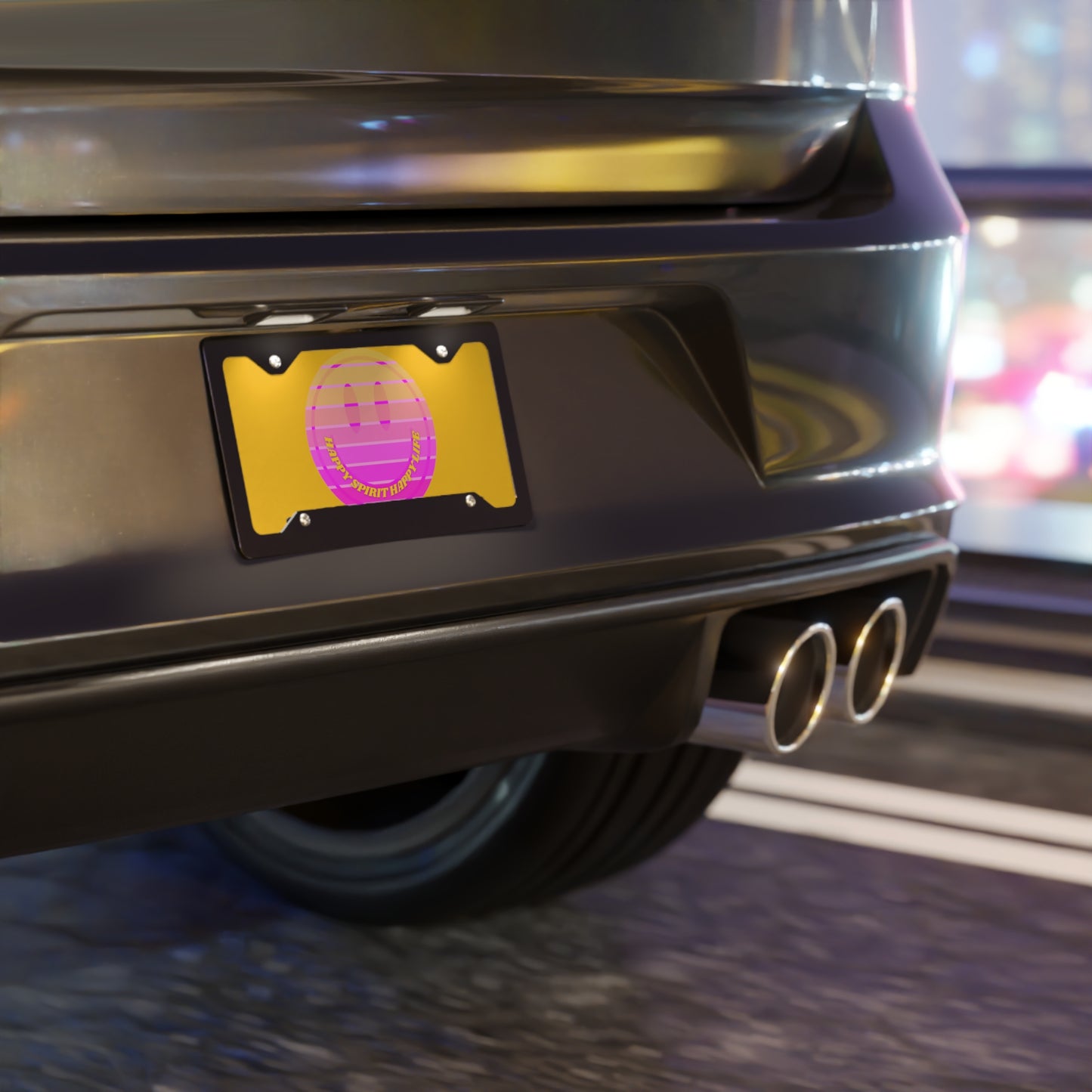Smile Vanity Plate