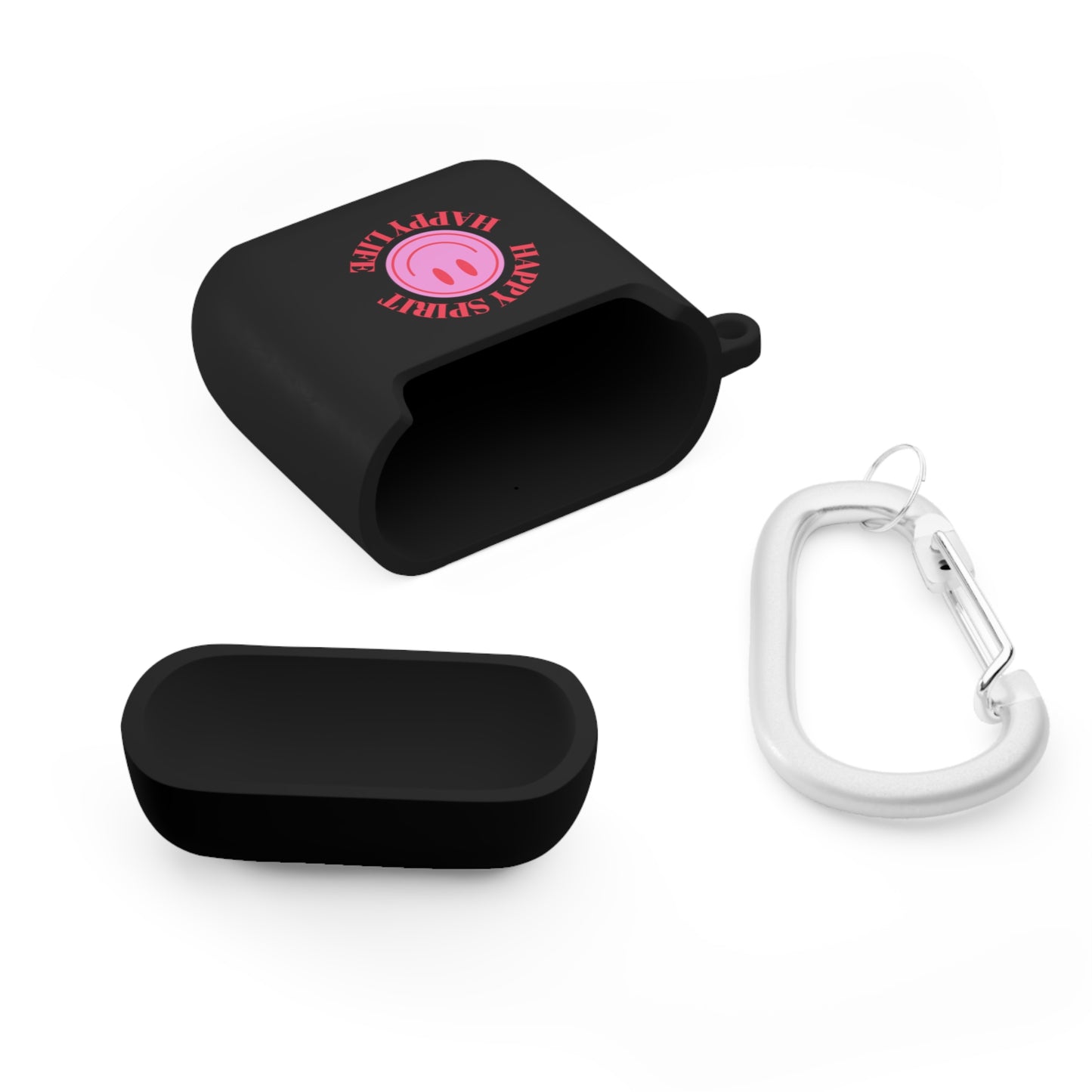 Happy Spirit Happy Life AirPods and AirPods Pro Case Cover, AirPods and AirPods Pro Case Cover, VSCO girl, Smiley Happy Life Protector Case