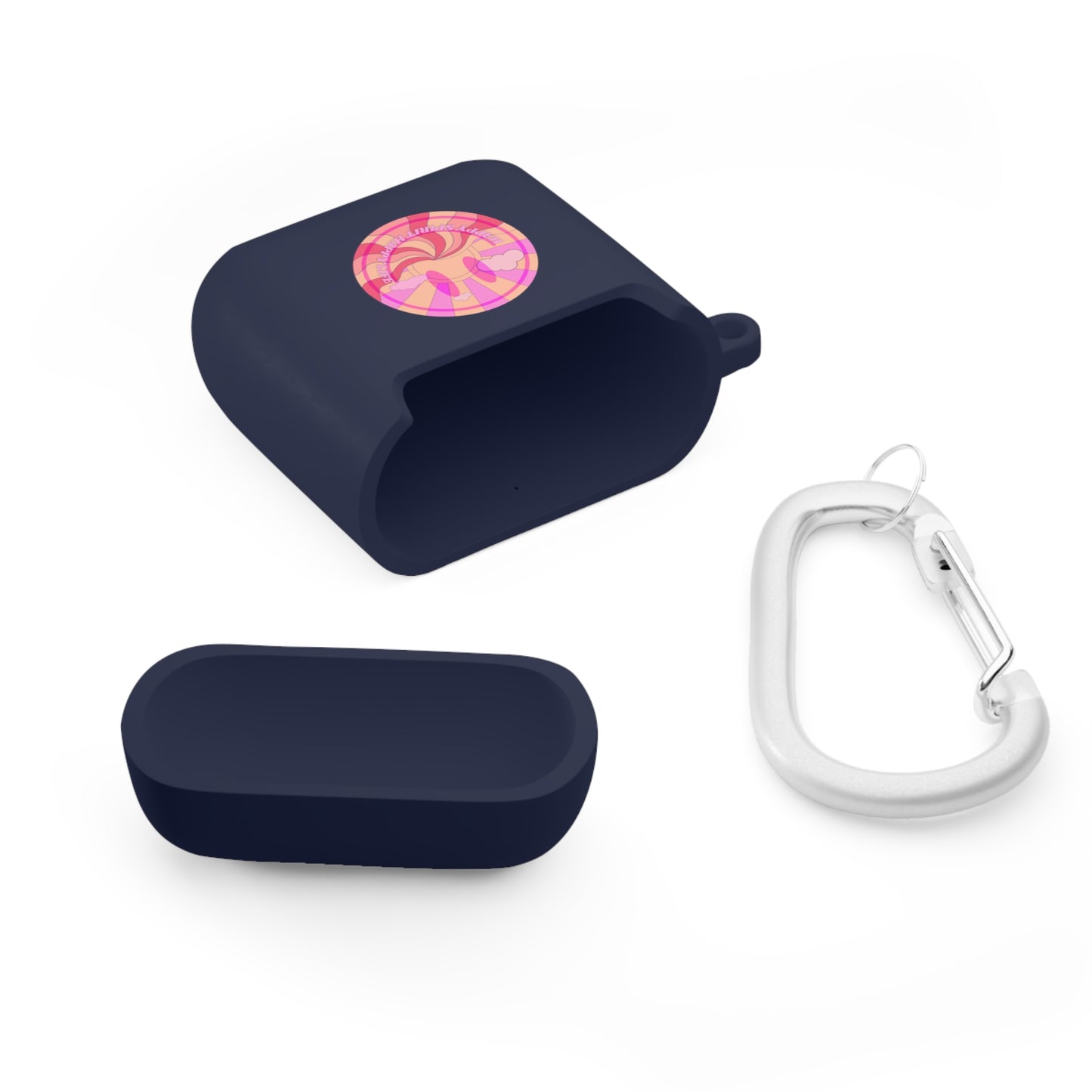 Happy Spirit Happy Life AirPods and AirPods Pro Case Cover, AirPods and AirPods Pro Case Cover, VSCO girl, Aesthetic Smile Protector