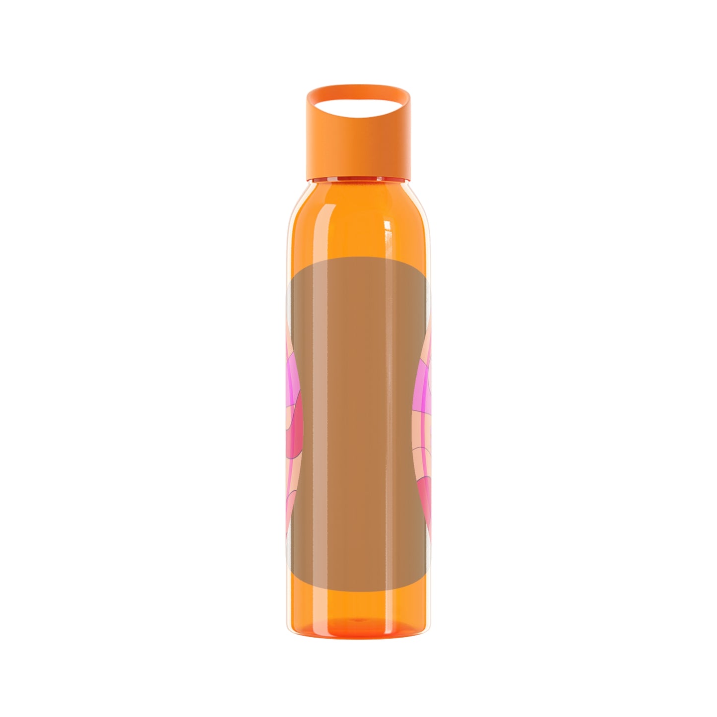 Aesthetic Happy Spirit Happy Life Water Bottle, Aesthetic Pink Bottle, Smile Face, Trendy Tumblr Bottle, Happy Mind Tumbler, BPA Fre