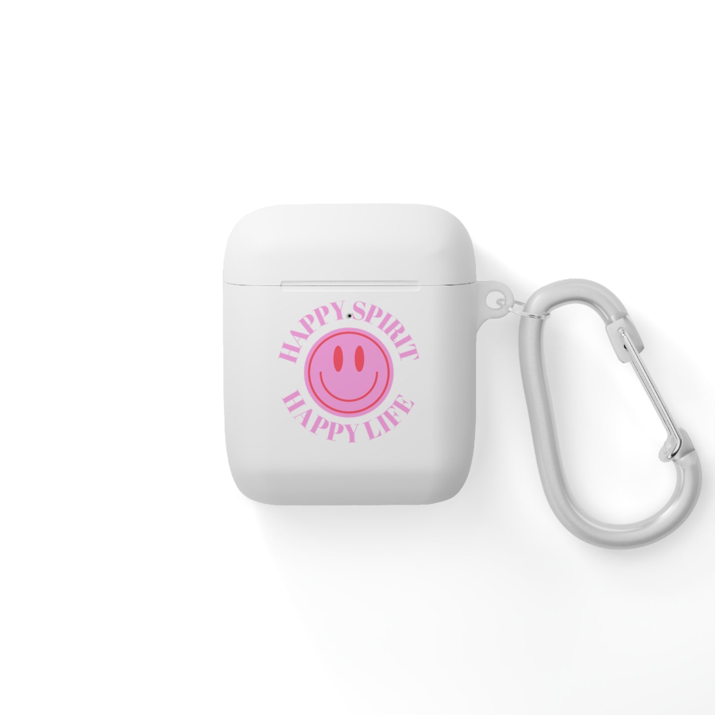Happy Spirit Happy Life AirPods and AirPods Pro Case Cover, AirPods and AirPods Pro Case Cover, VSCO girl, Smiley Happy Life Protector Case