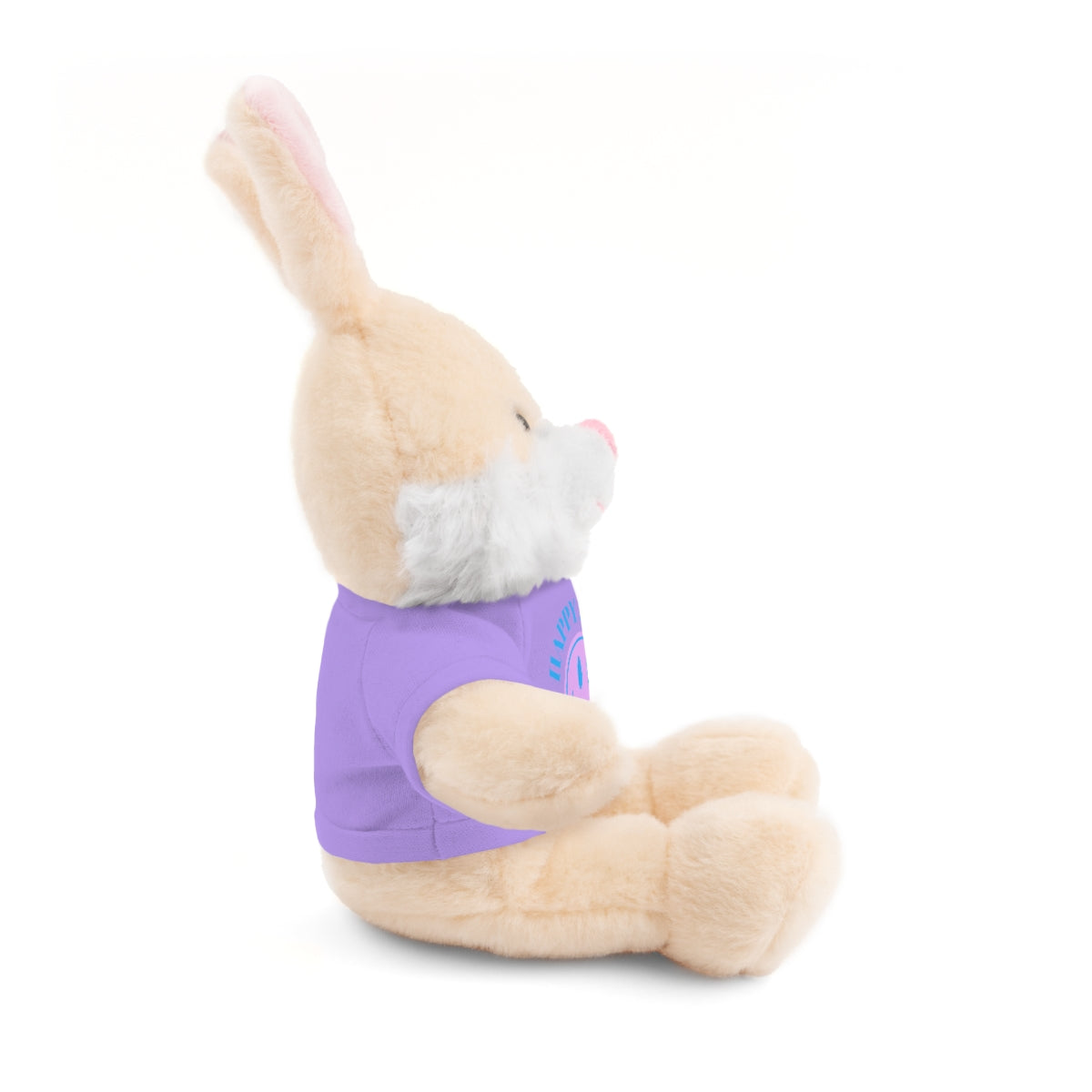 Happy Spirit Happy Life Stuffie, Stuffy, Stuffed Animals with Tee, Happy Mind Gift, Inspo , Love Toy Panda, Bear, Bunny, Jaguar, She