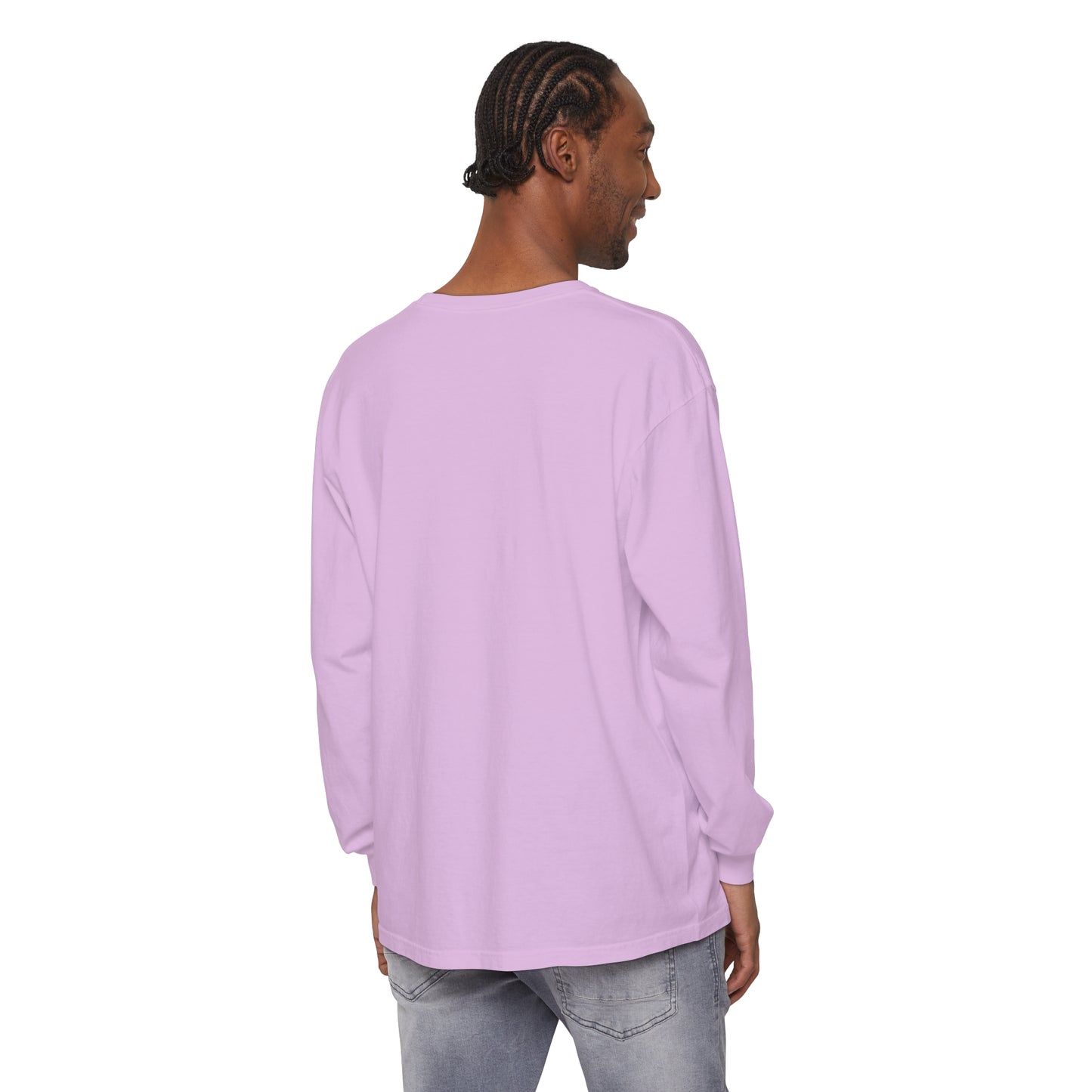 Aesthetic Long Sleeve Shirt, Smile Face Y2K Retro Shirt, 80's Style Smile Graphic, Comfort Colors Unisex Garment-dyed Long Sleeve T-Shirt