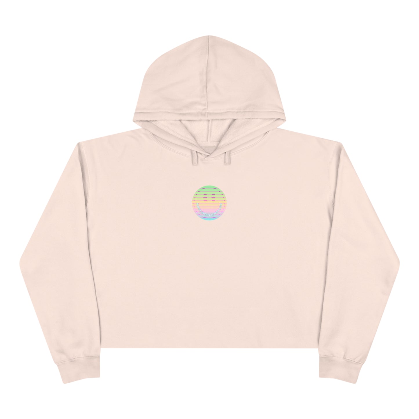 Aesthetic Cropped Hoodie, Smile Face Crop Top, Happy Spirit Happy Life Sunset Smile Cropped Top, Smile Hoodie, Hooded Cropped Pullover