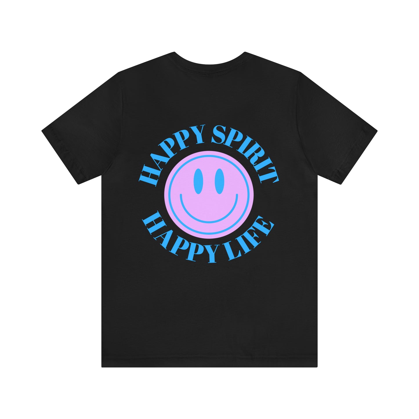 T shirt Happy Life Happy Life- Aesthetic t shirt, graphic tee, Tumblr tshirt, Trendy Oversized, Vsco girl, Happy Mind Happy Spirit
