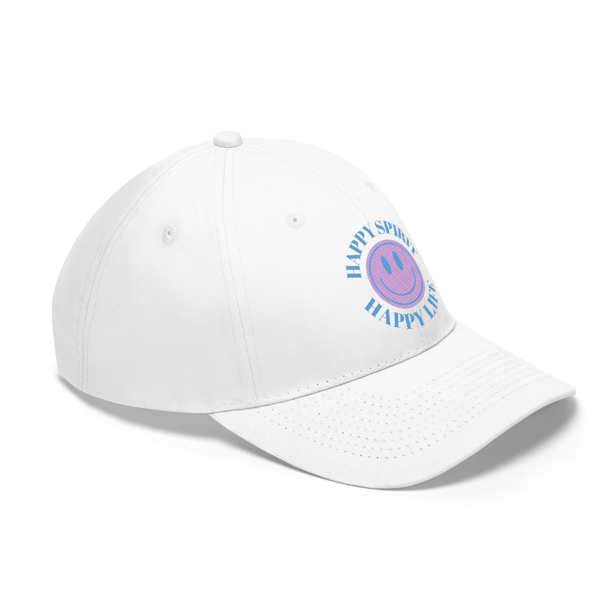 Happy Spirit Happy Life Embroidered Hat