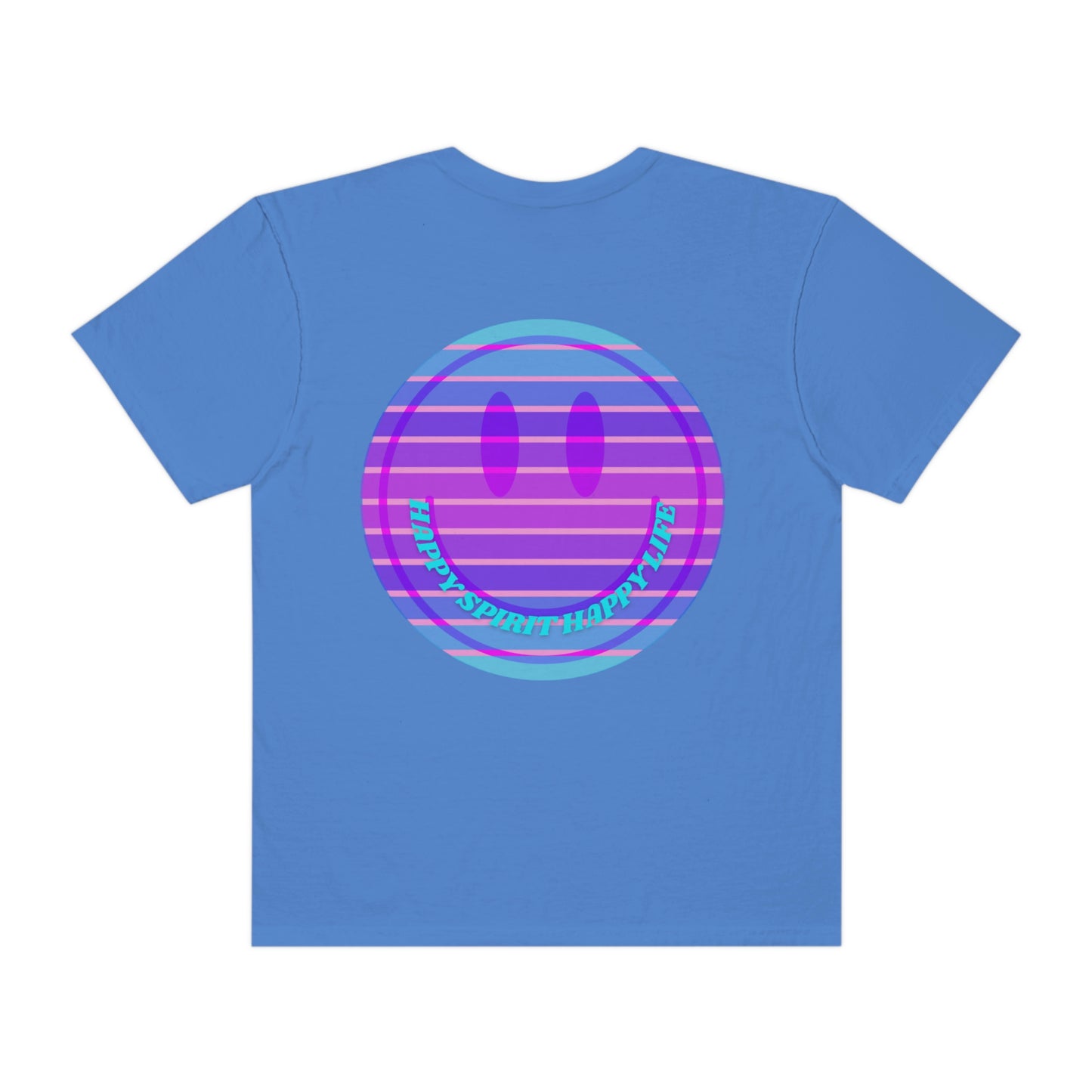 Retro Smile T shirt, Happy Spirit Happy Mind, Aesthetic t shirt, Graphic Tee Tumblr Tshirt, Trendy Oversized, Vsco girl, Comfort Colors