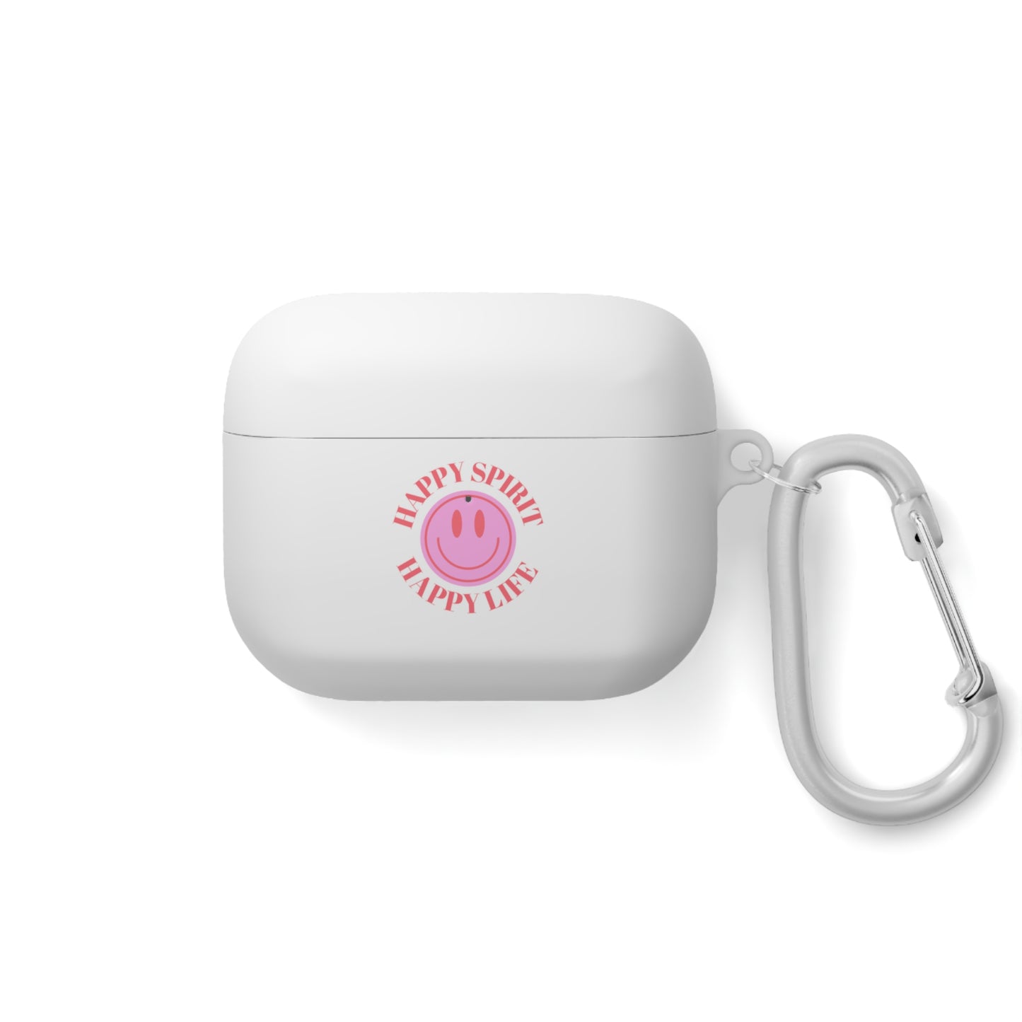 Happy Spirit Happy Life AirPods and AirPods Pro Case Cover, AirPods and AirPods Pro Case Cover, VSCO girl, Smiley Happy Life Protector Case