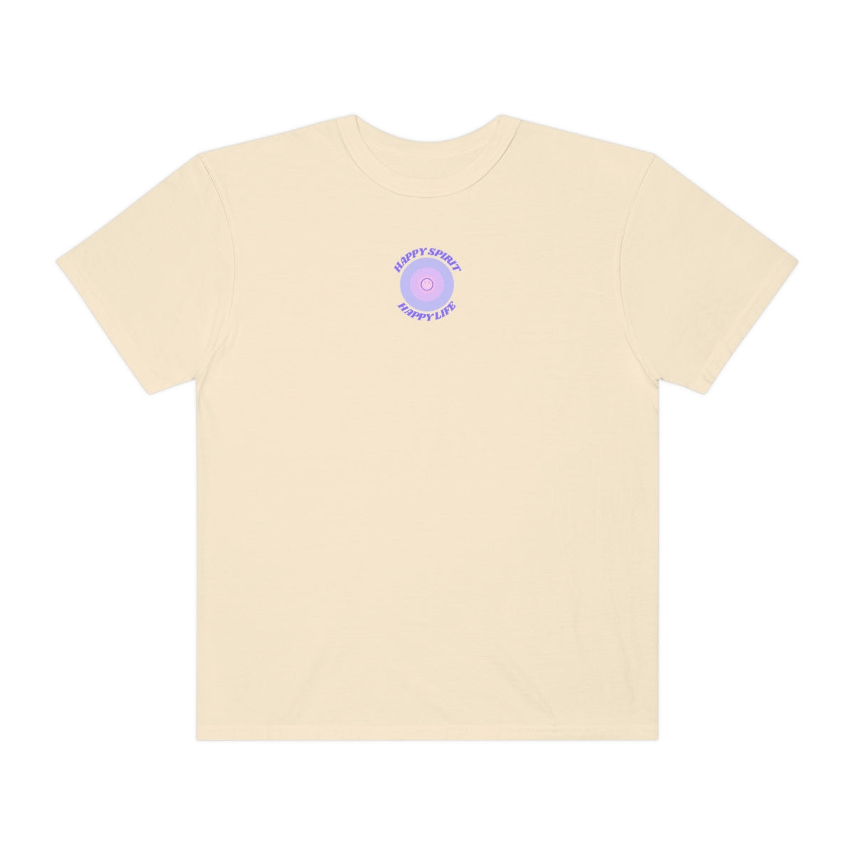 Retro TShirt Happy Spirit Happy Life Happy Mind, Aesthetic Shirt, Graphic Tumblr Tshirt, Trendy Oversized, Vsco girl, Smile Vintage Style