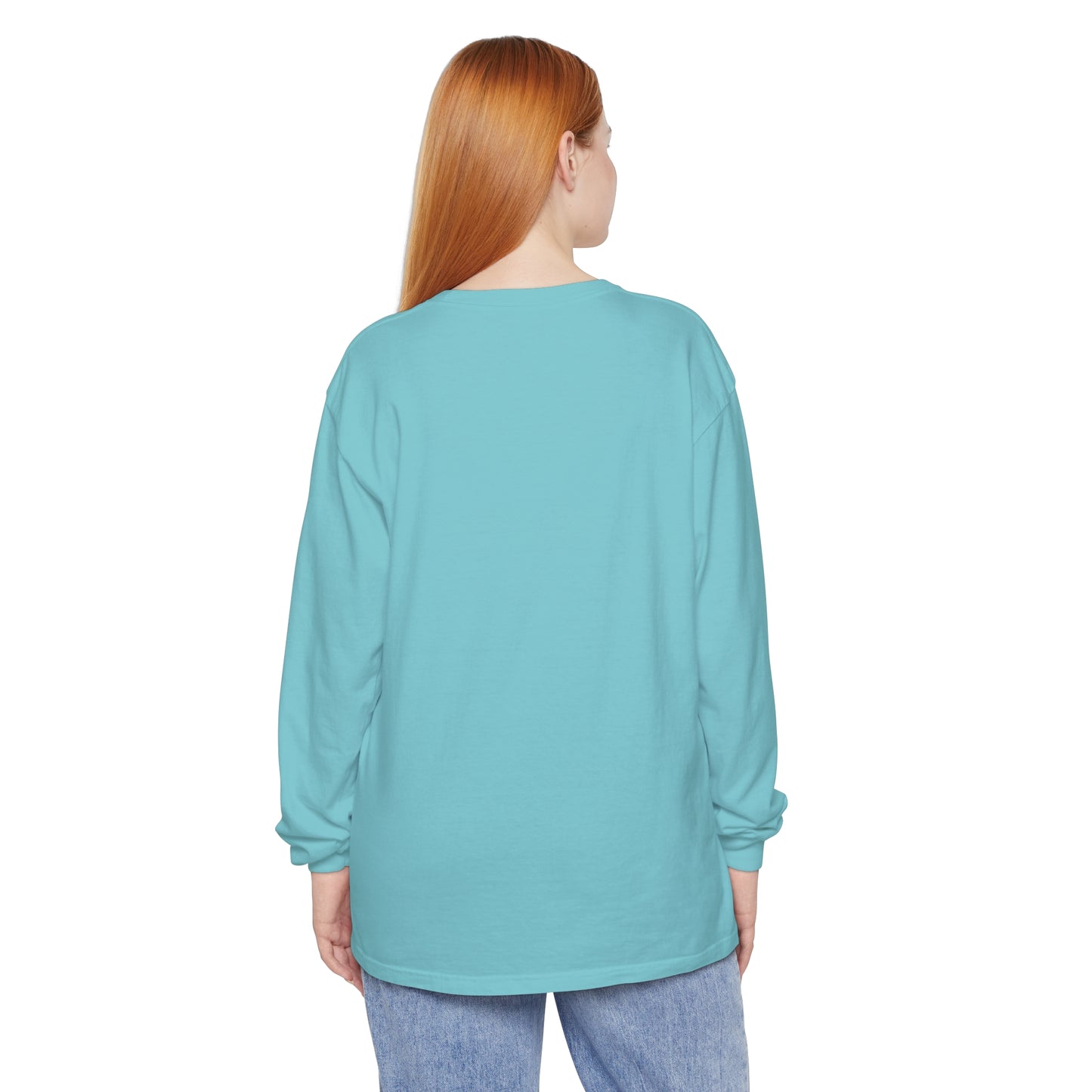 Aesthetic Long Sleeve Shirt, Smile Face Y2K Retro Shirt, 80's Style Smile Graphic, Comfort Colors Unisex Garment-dyed Long Sleeve T-Shirt