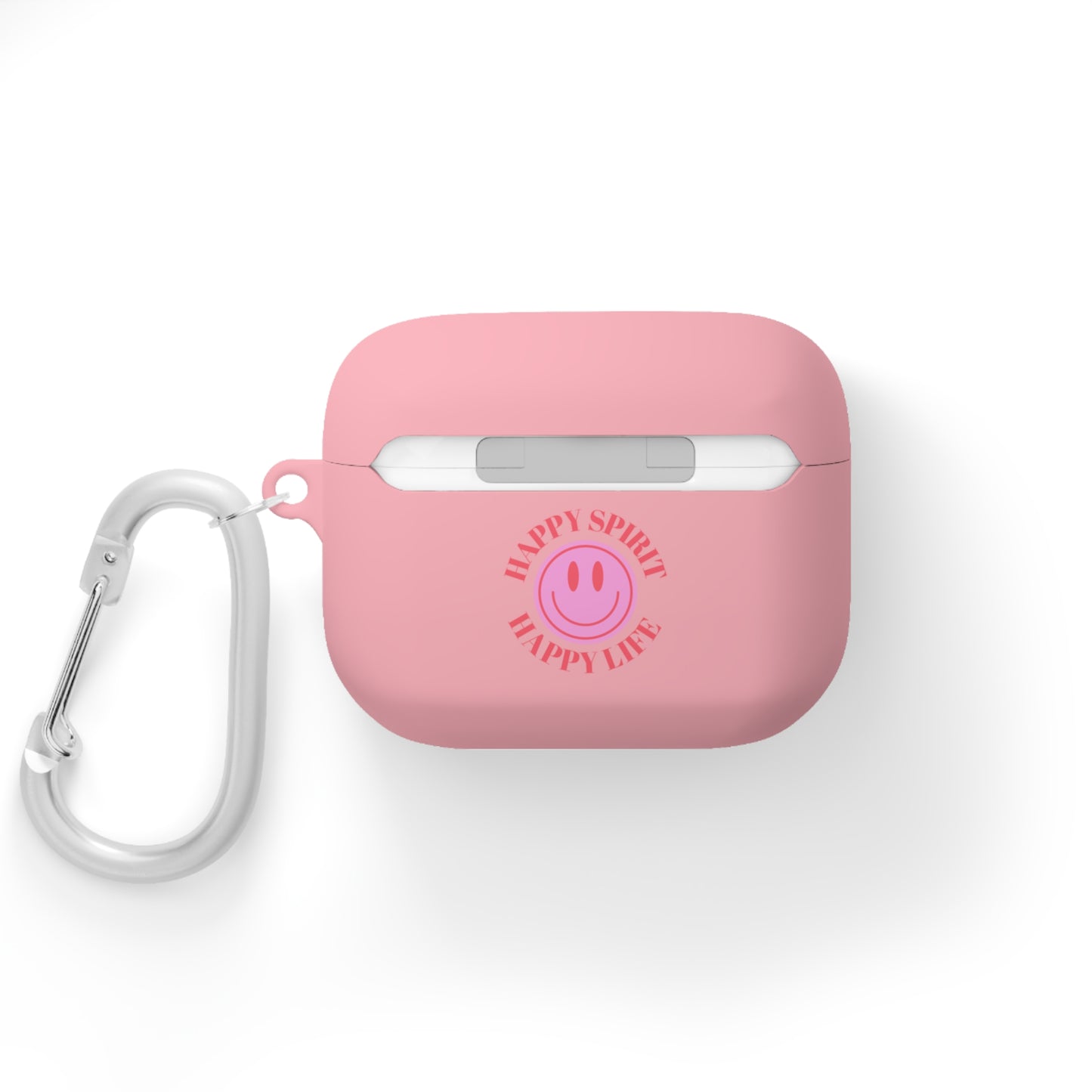 Happy Spirit Happy Life AirPods and AirPods Pro Case Cover, AirPods and AirPods Pro Case Cover, VSCO girl, Smiley Happy Life Protector Case