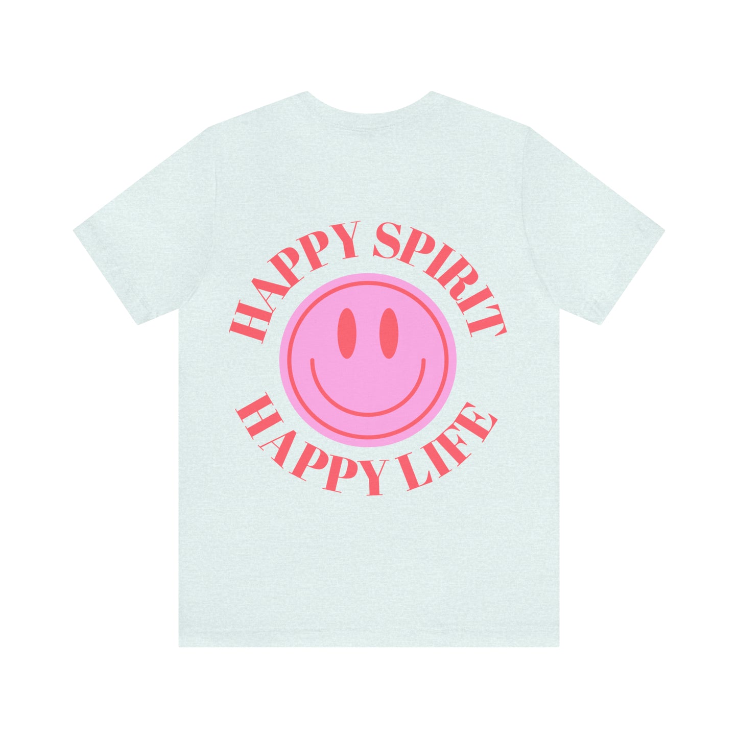 T shirt Happy Life Happy Life- Aesthetic t shirt, graphic tee, Tumblr tshirt, Trendy Oversized, Vsco girl, Happy Mind Happy Spirit