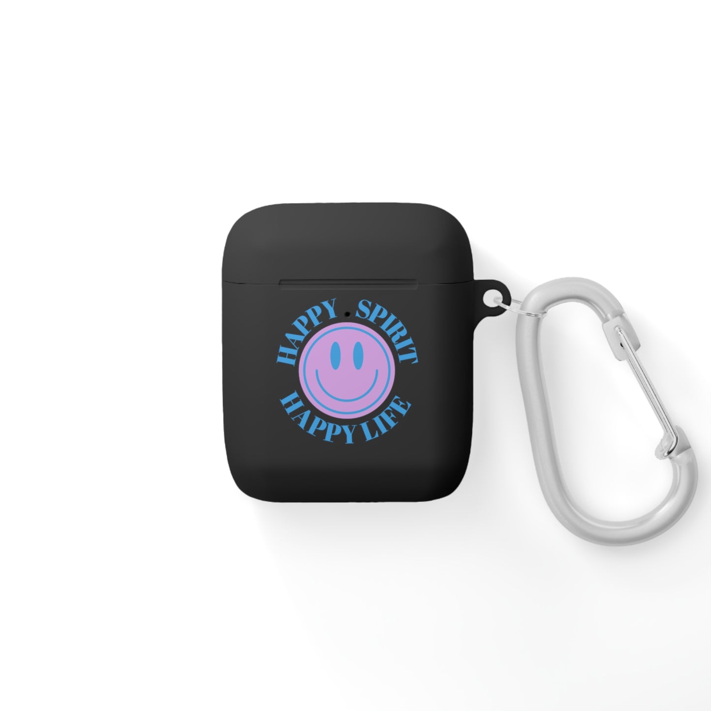 Happy Spirit Happy Life AirPods and AirPods Pro Case Cover, AirPods and AirPods Pro Case Cover, VSCO girl, Aesthetic Smile Protector Case