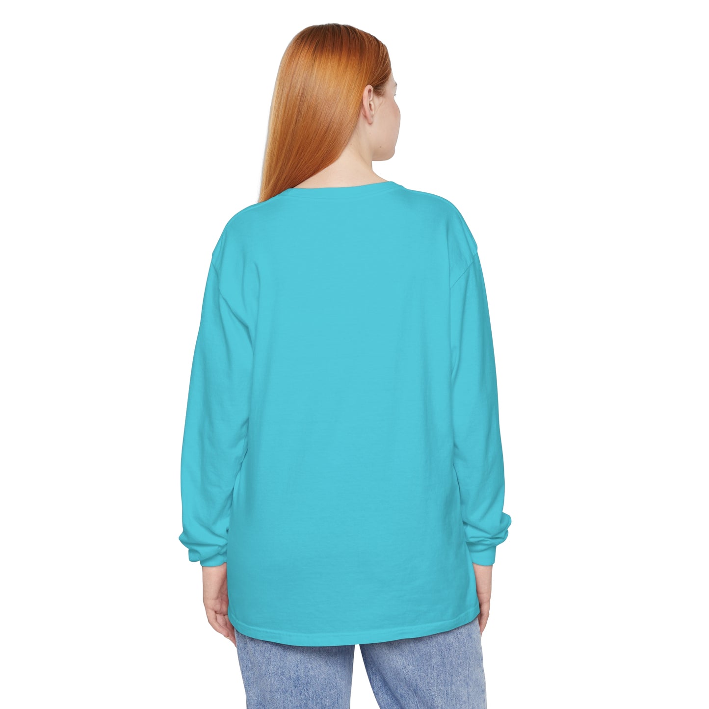 Aesthetic Long Sleeve Shirt, Smile Face Y2K Retro Shirt, 80's Style Smile Graphic, Comfort Colors Unisex Garment-dyed Long Sleeve T-Shirt