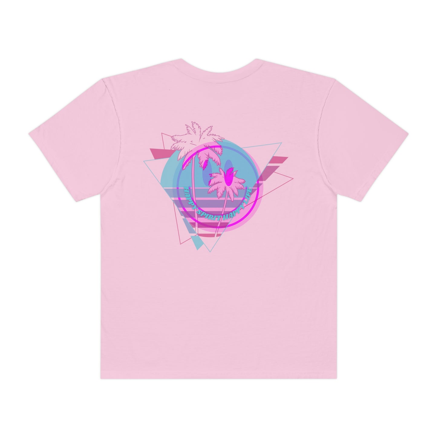 Retro Smile Shirt, Happy Spirit Happy Life Shirt, Comfort Colors Oversized Tee, Happy Mind T, Trendy Aesthetic 90s Tee, Tumblr Vsco Girl