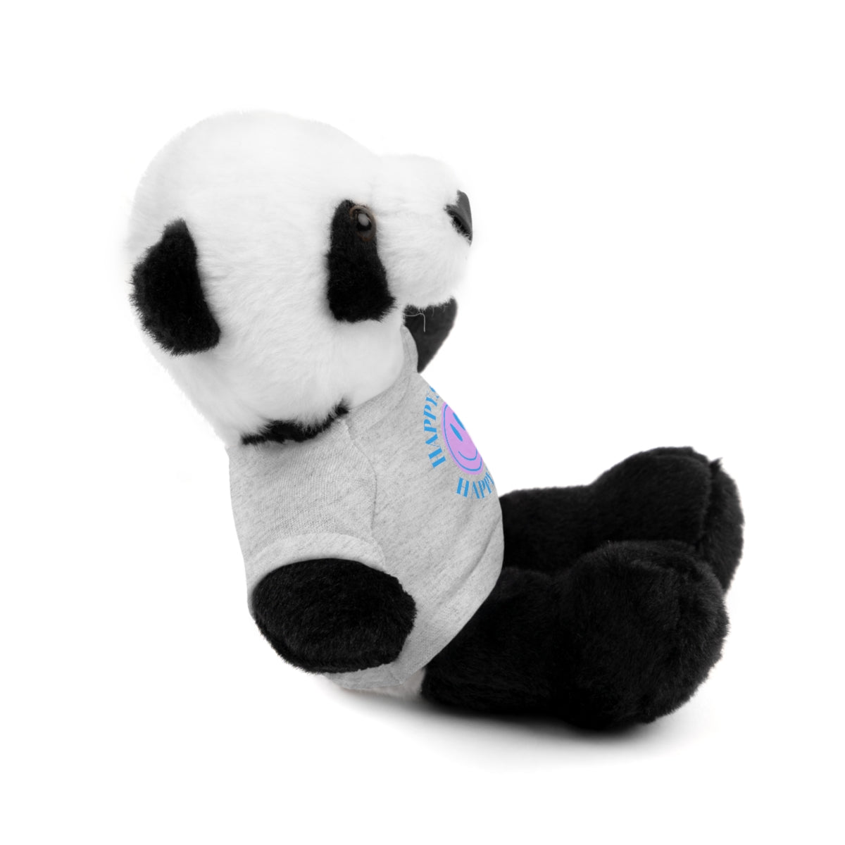 Happy Spirit Happy Life Stuffie, Stuffy, Stuffed Animals with Tee, Happy Mind Gift, Inspo , Love Toy Panda, Bear, Bunny, Jaguar, Sheep, Lion
