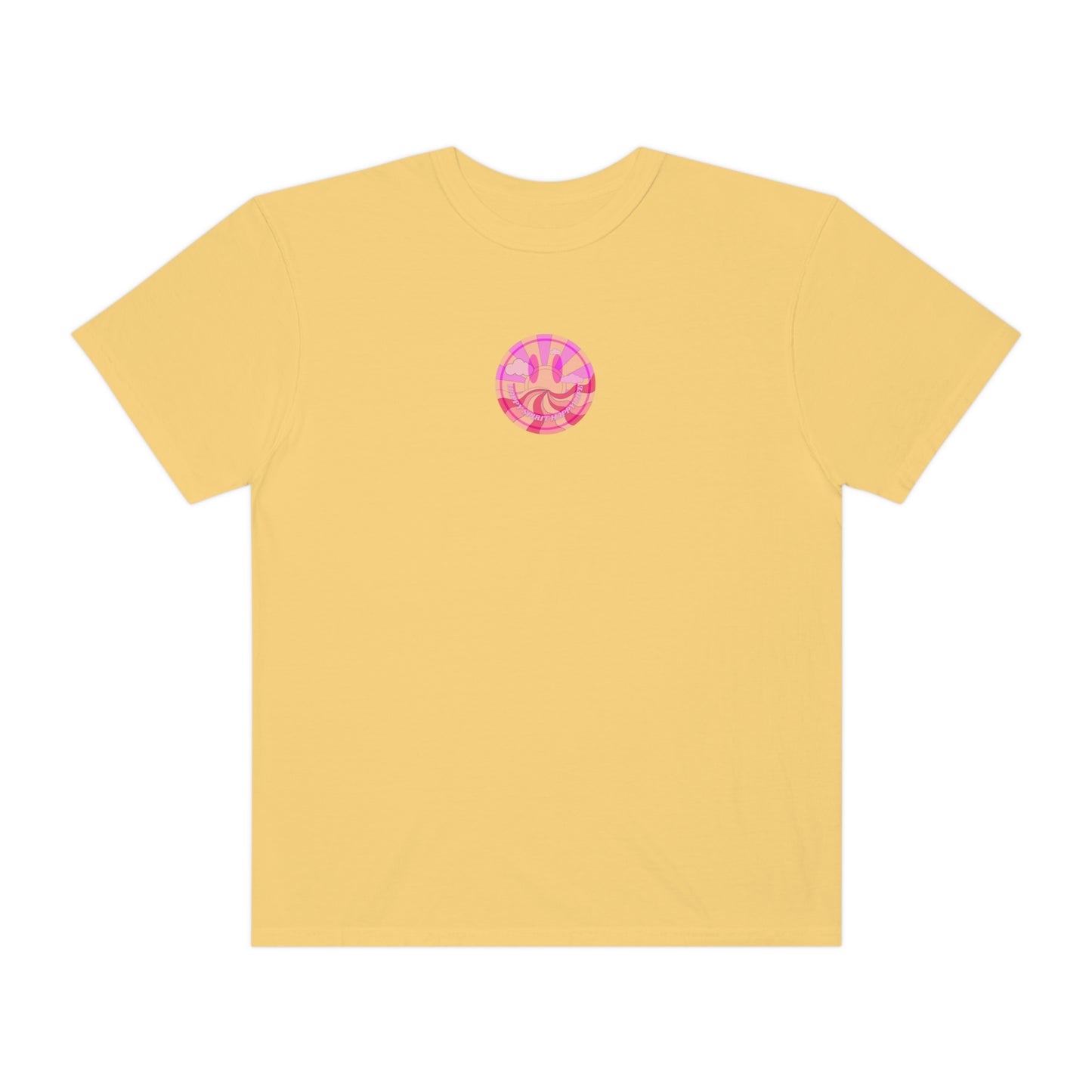 Retro Smile T shirt, Happy Spirit Happy Mind, Aesthetic t shirt, Graphic tee, Tumblr Tshirt, Trendy Oversized, Vsco girl, Comfort Colors Tee