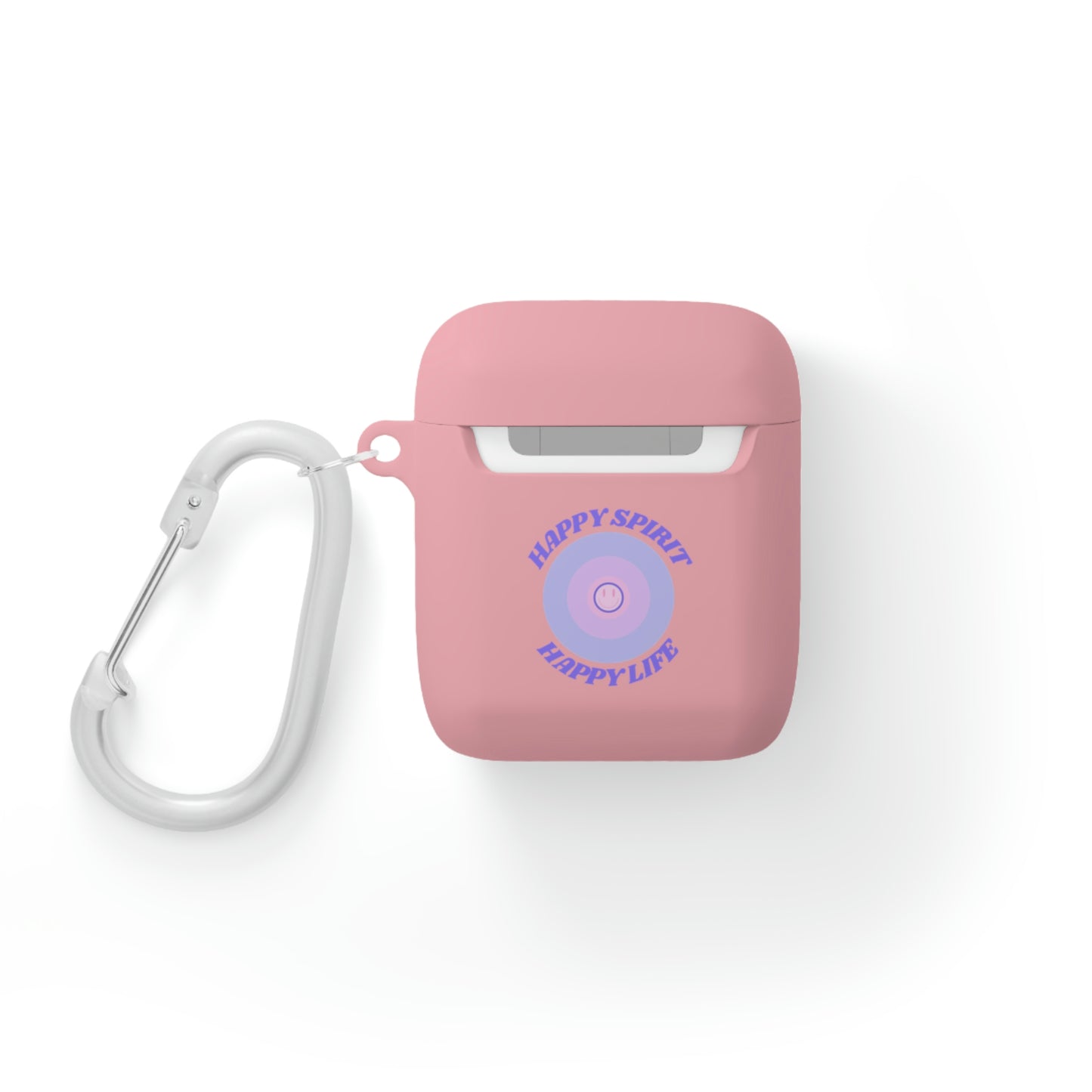 Happy Spirit Happy Life AirPods and AirPods Pro Case Cover, AirPods and AirPods Pro Case Cover, VSCO girl, Smiley Happy Life Protector Case