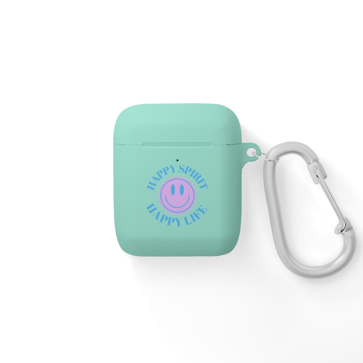 Happy Spirit Happy Life AirPods and AirPods Pro Case Cover, AirPods and AirPods Pro Case Cover, VSCO girl, Smiley Happy Life Protector