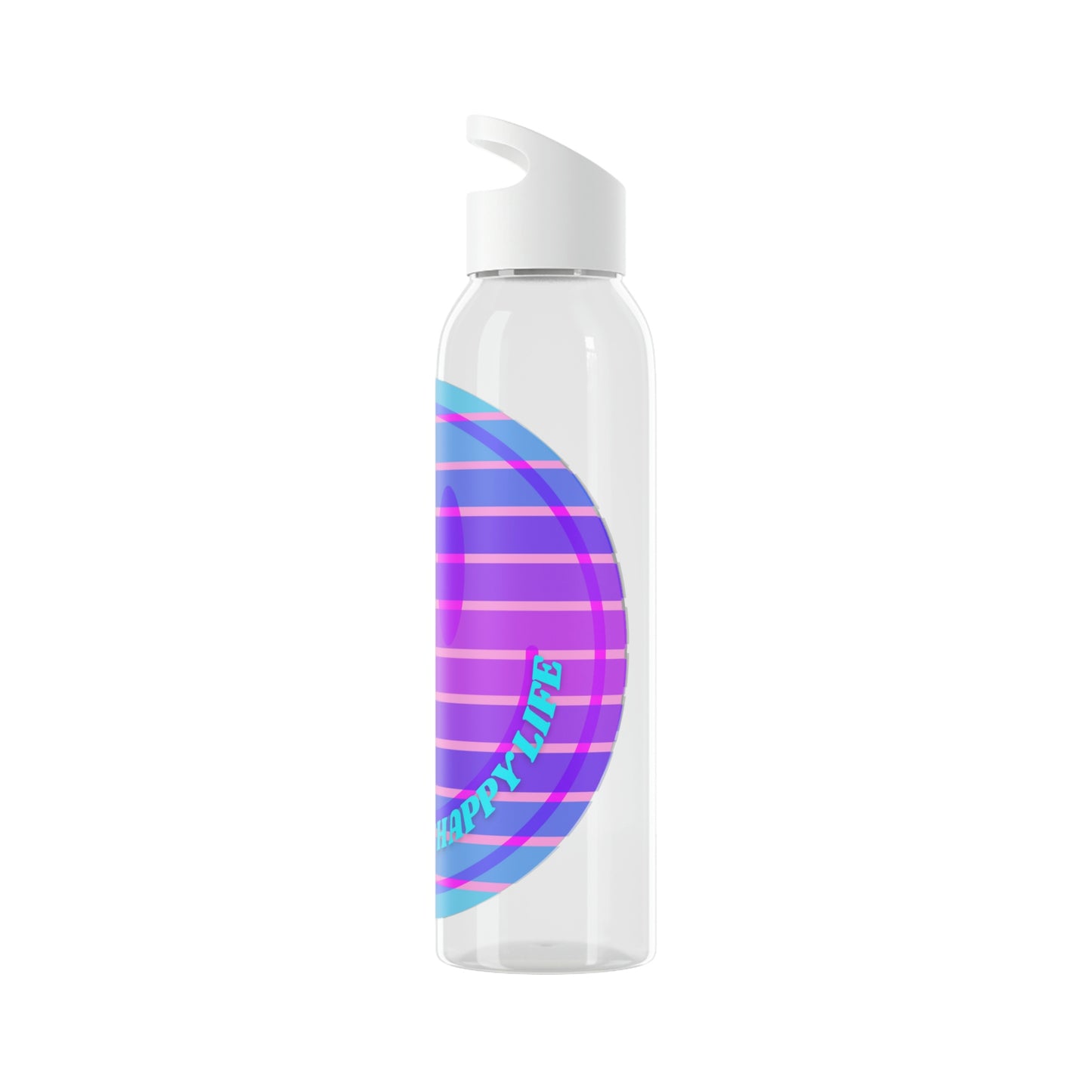 Aesthetic Happy Spirit Happy Life Water Bottle, Aesthetic Pink, Smile Face, Trendy Tumblr Bottle, Happy Mind Tumbler, BPA Free Smil