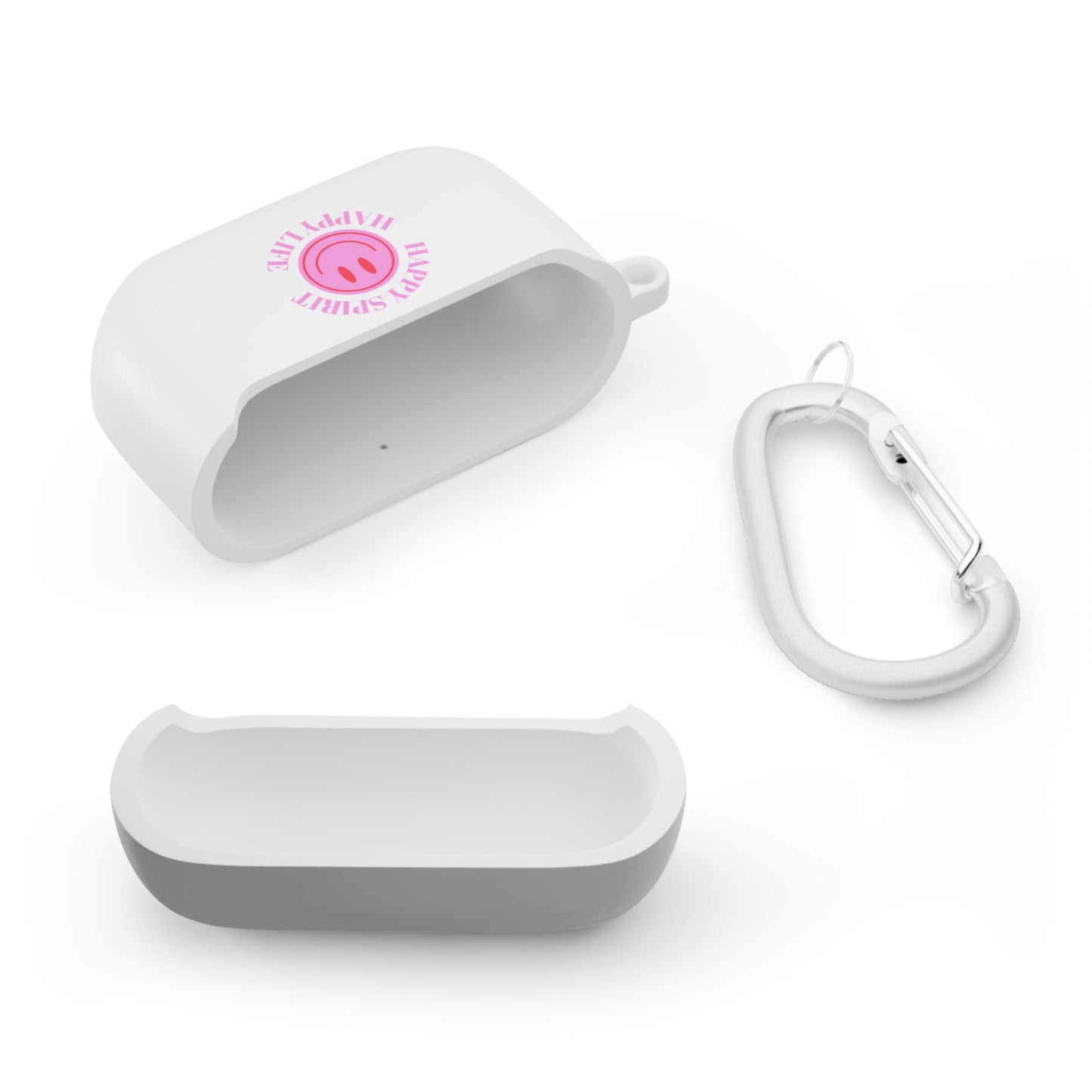 Happy Spirit Happy Life AirPods and AirPods Pro Case Cover, AirPods and AirPods Pro Case Cover, VSCO girl, Smiley Happy Life Protector Case