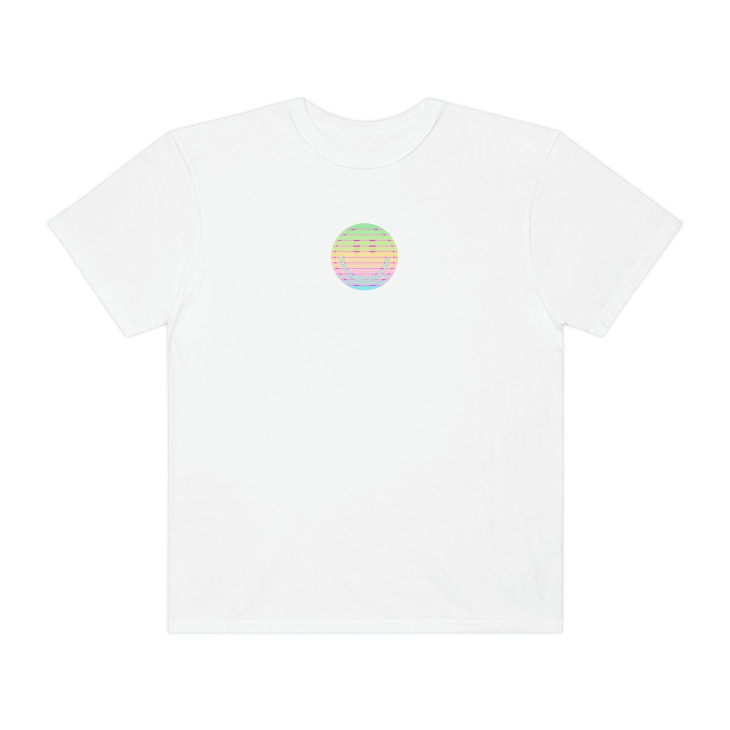 Retro Smile T shirt, Happy Spirit Happy Mind, Aesthetic t shirt, Graphic Tee Tumblr Tshirt, Trendy Oversized, Vsco girl, Comfort Colors