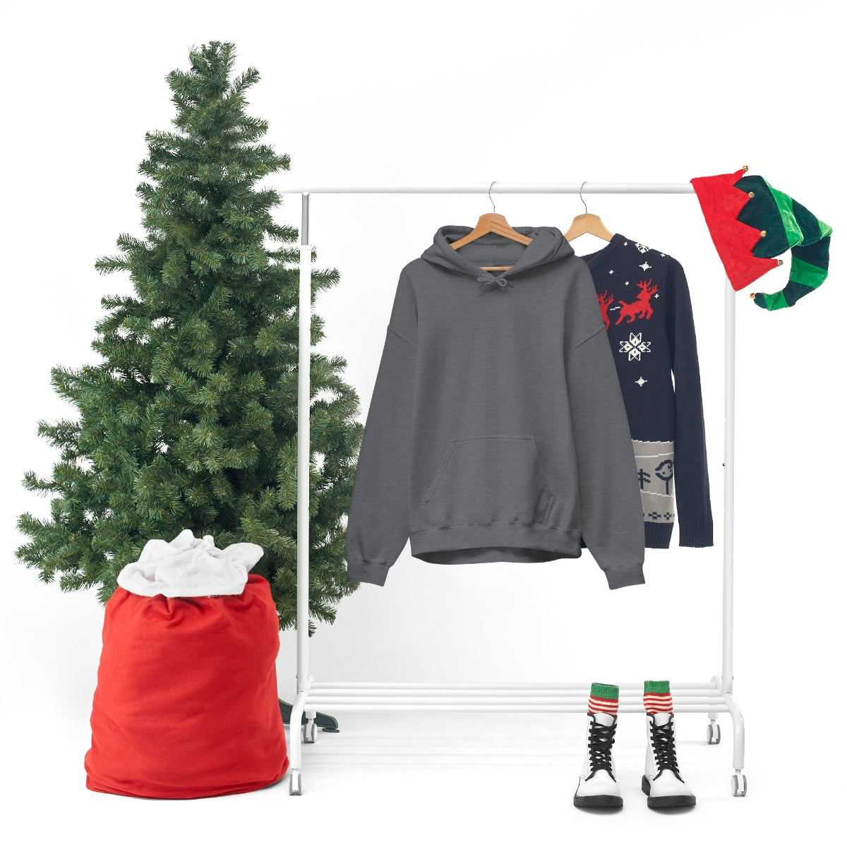 Happy Spirit Happy Life Sweatshirt, Gildan 18500 Hoodie, Oversized Hoodie, Back Print Trendy Sweatshirt, Beach Cover Up, Lake Cover Up