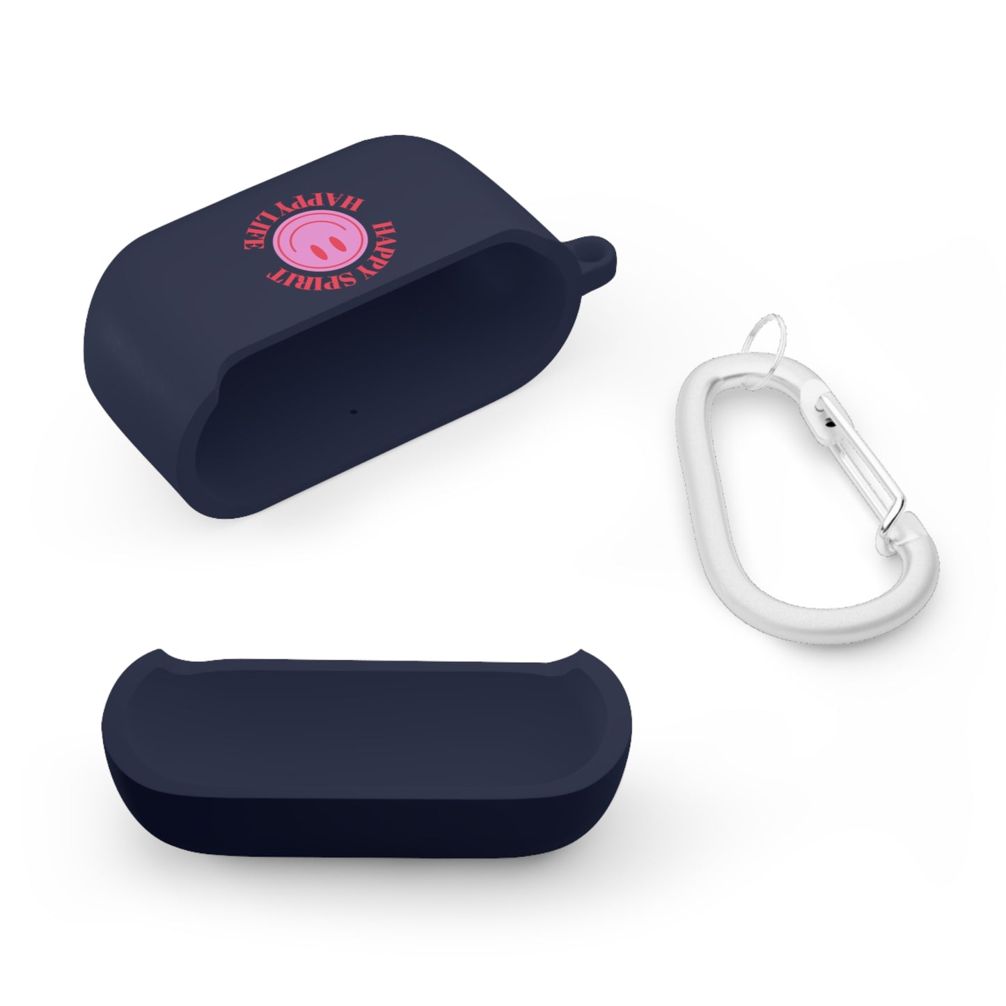 Happy Spirit Happy Life AirPods and AirPods Pro Case Cover, AirPods and AirPods Pro Case Cover, VSCO girl, Smiley Happy Life Protector Case