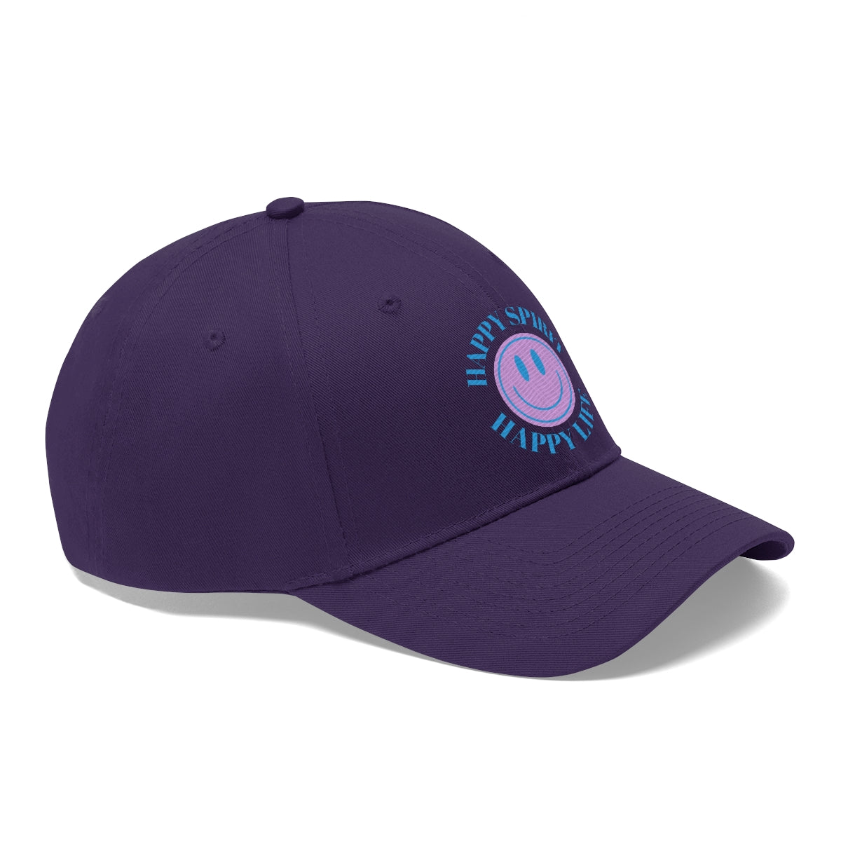 Happy Spirit Happy Life Embroidered Hat