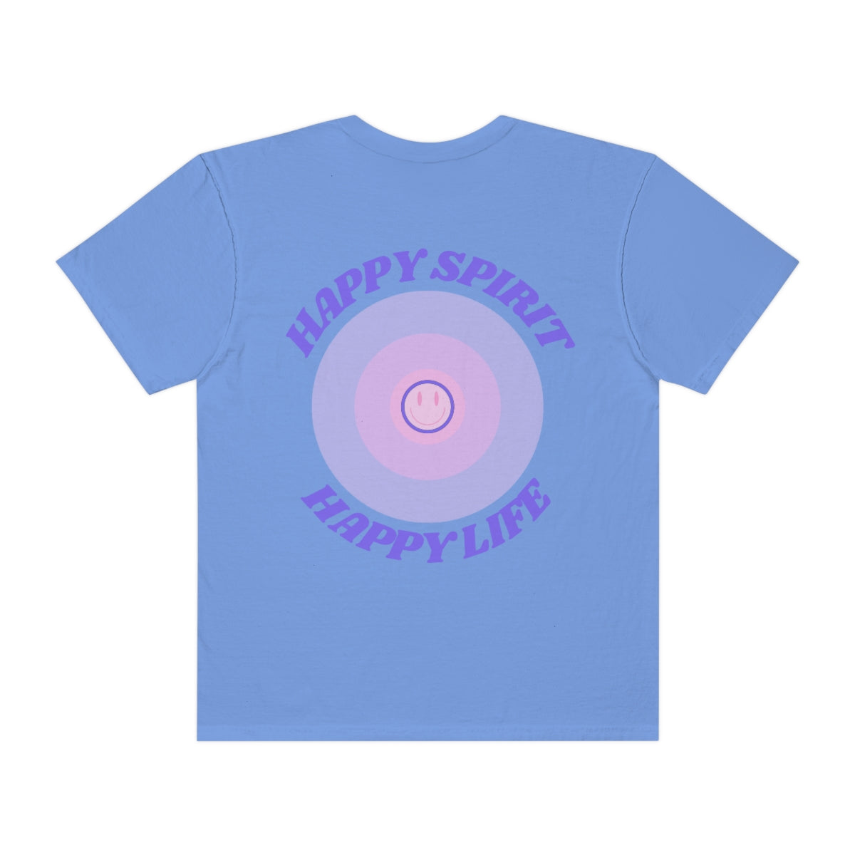 Retro TShirt Happy Spirit Happy Life Happy Mind, Aesthetic Shirt, Graphic Tumblr Tshirt, Trendy Oversized, Vsco girl, Smile Vintage Style