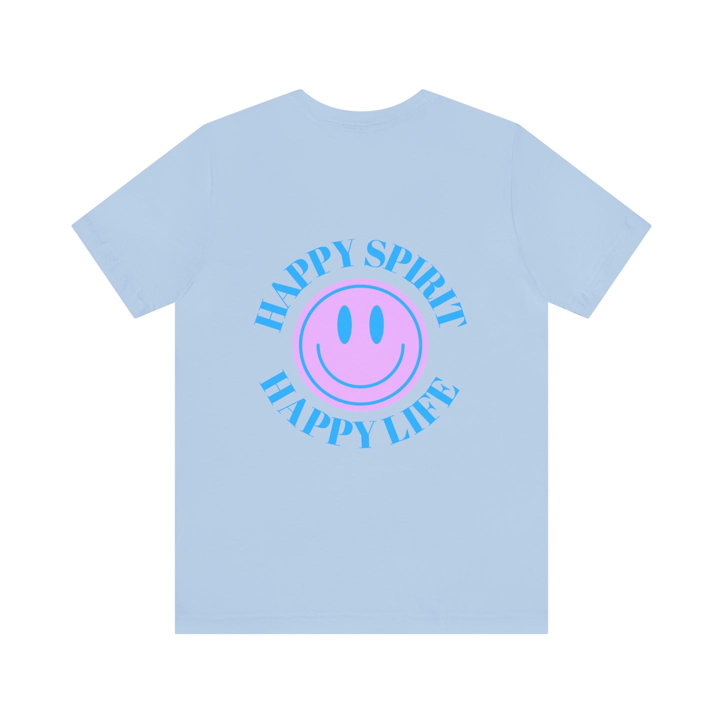 T shirt Happy Life Happy Life- Aesthetic t shirt, graphic tee, Tumblr tshirt, Trendy Oversized, Vsco girl, Happy Mind Happy Spirit