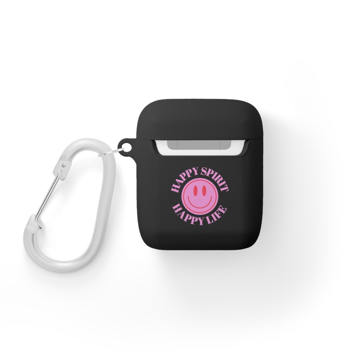 Happy Spirit Happy Life AirPods and AirPods Pro Case Cover, AirPods and AirPods Pro Case Cover, VSCO girl, Smiley Happy Life Protector Case