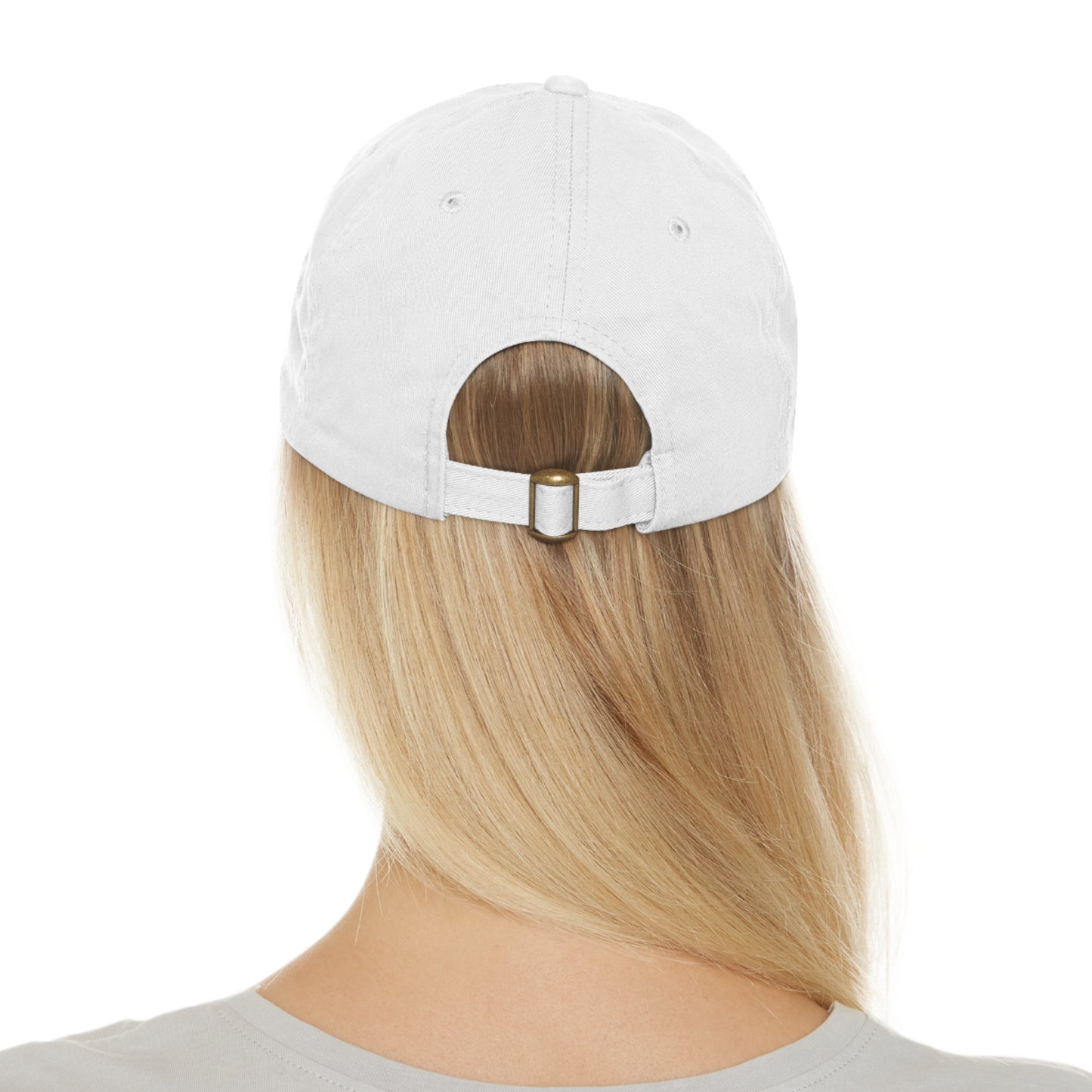 Aesthetic Pink Smile Hat, Pink Twill Dad Hat with Leather Patch (Round), Pink Golf Hat, Pink Twill Cap, Pink Cotton Hat, Pink Baseball Hat