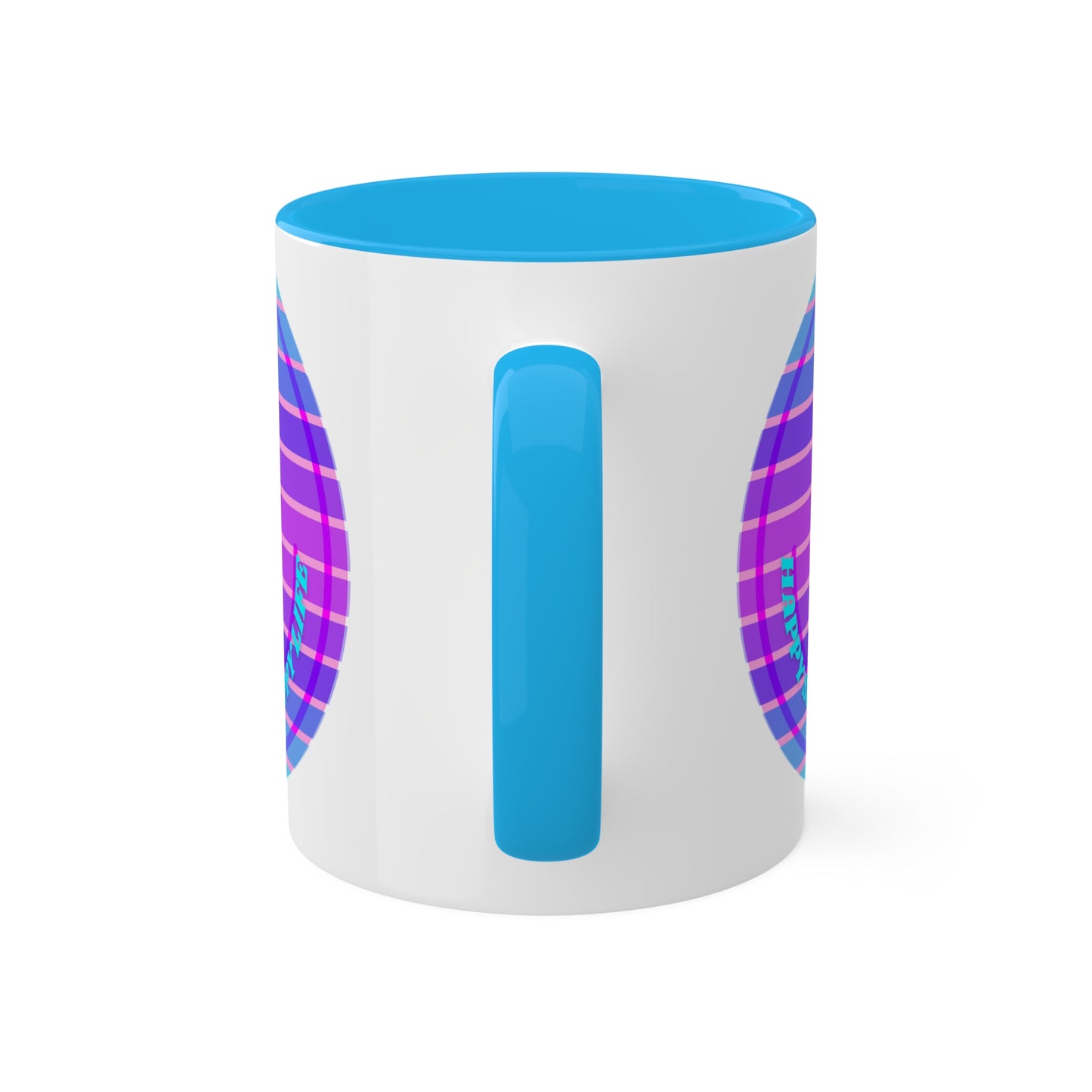 Retro Happy Spirit Happy Life Aesthetic Mug, Smile Face Mug, Trendy Coffee Mug, Tumblr Mug, Aesthetic Happy Life Gift, Aesthetic Mug