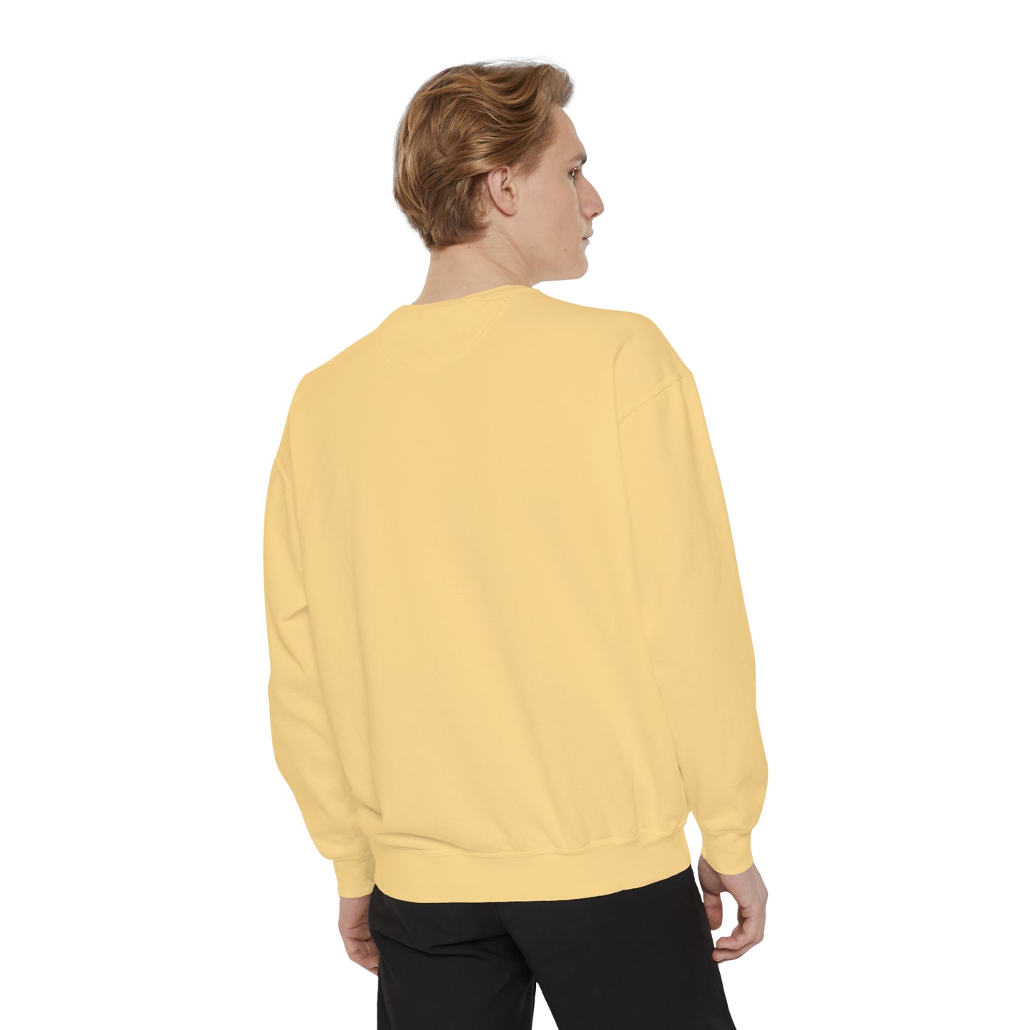 Aesthetic Smile Hoodie, Smile Face Comfort Colors Crewneck, Happy Spirit Happy Life Sunset Smile Sweatshirt, Unisex Garment-Dyed Sweatshirt