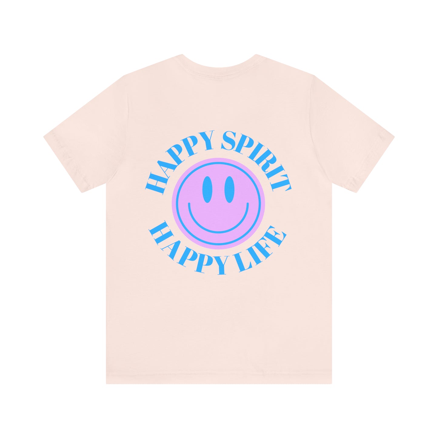 T shirt Happy Life Happy Life- Aesthetic t shirt, graphic tee, Tumblr tshirt, Trendy Oversized, Vsco girl, Happy Mind Happy Spirit