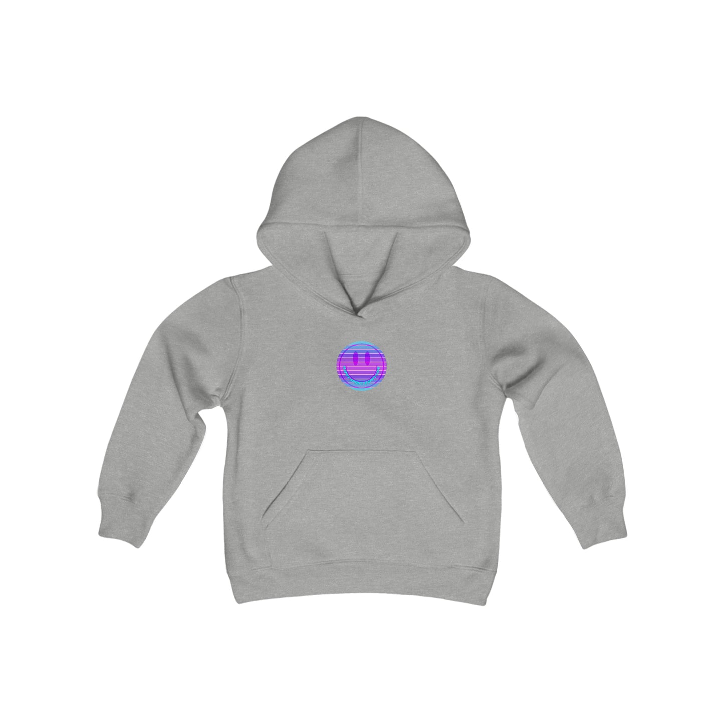 Happy Spirit Happy Life Youth Hoodie, Happy Mind Hoodie, Mental Health Hoodie, Smile Face Hoodie, Y2K Hoodie, Youth Hooded Sweatshirt
