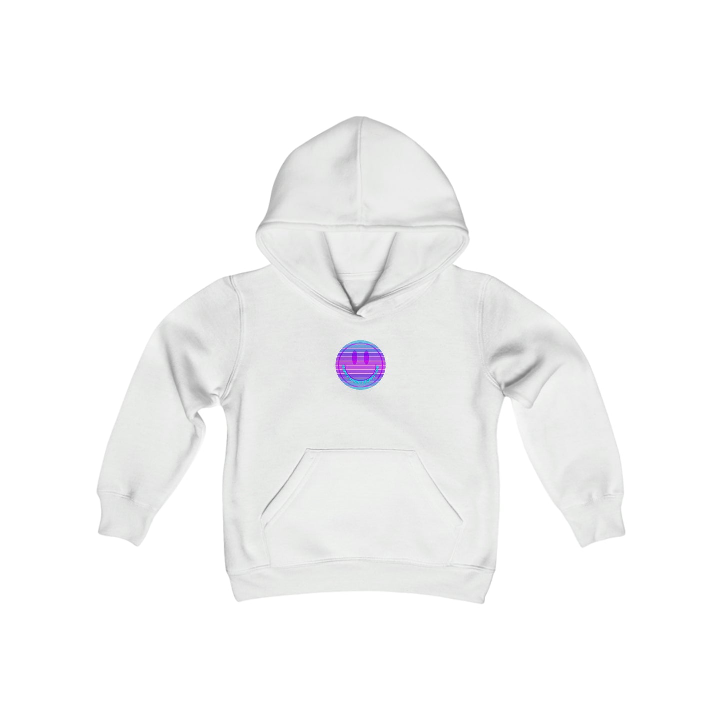 Happy Spirit Happy Life Youth Hoodie, Happy Mind Hoodie, Mental Health Hoodie, Smile Face Hoodie, Y2K Hoodie, Youth Hooded Sweatshirt