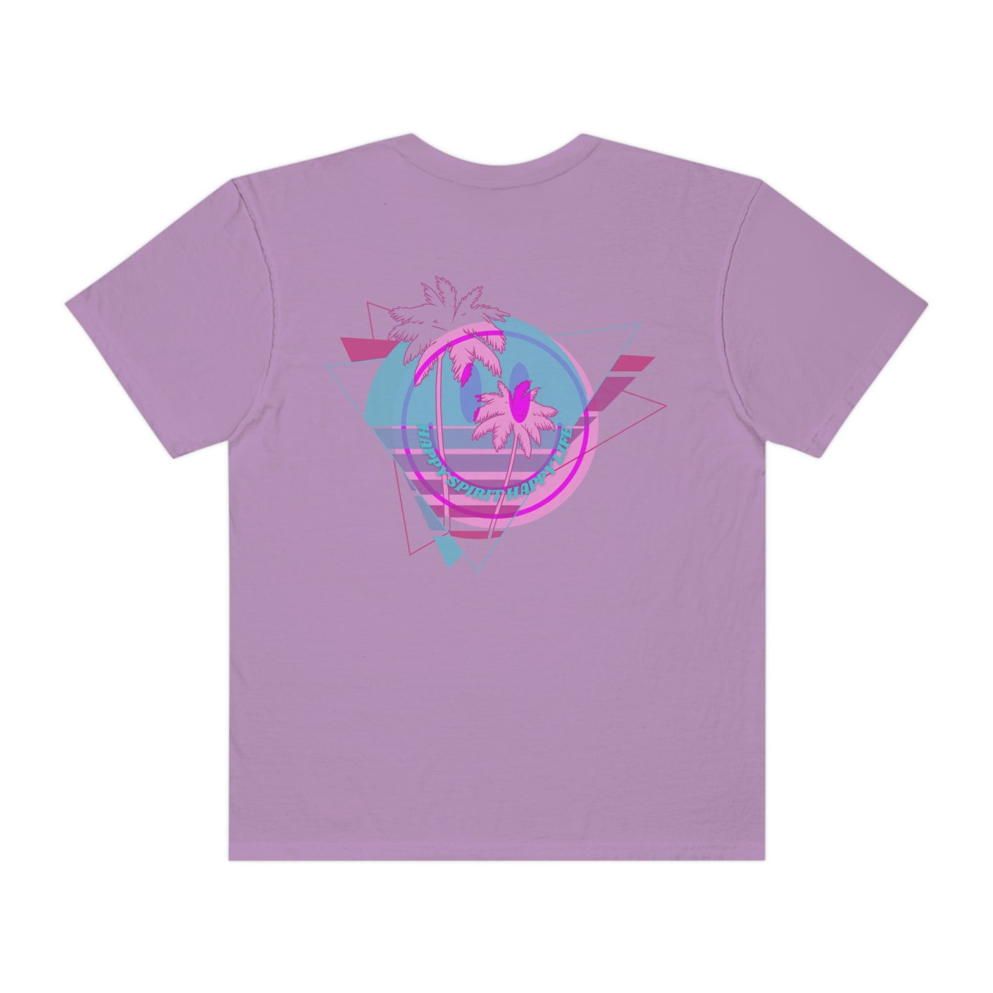 Retro Smile Shirt, Happy Spirit Happy Life Shirt, Comfort Colors Oversized Tee, Happy Mind T, Trendy Aesthetic 90s Tee, Tumblr Vsco Girl